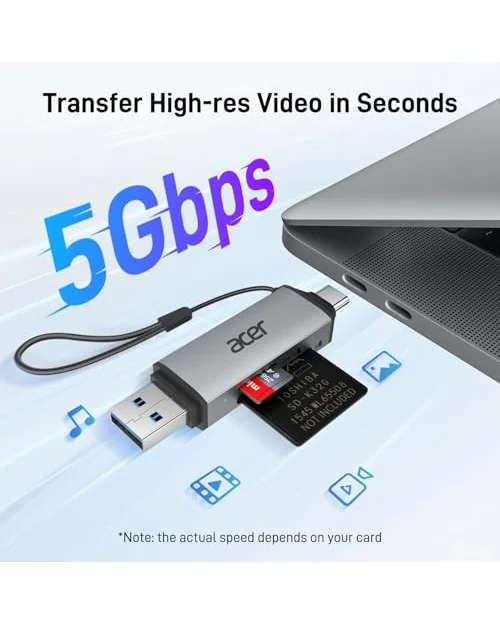 acer кардридер USB-C SD/MicroSD двойной слот — 2