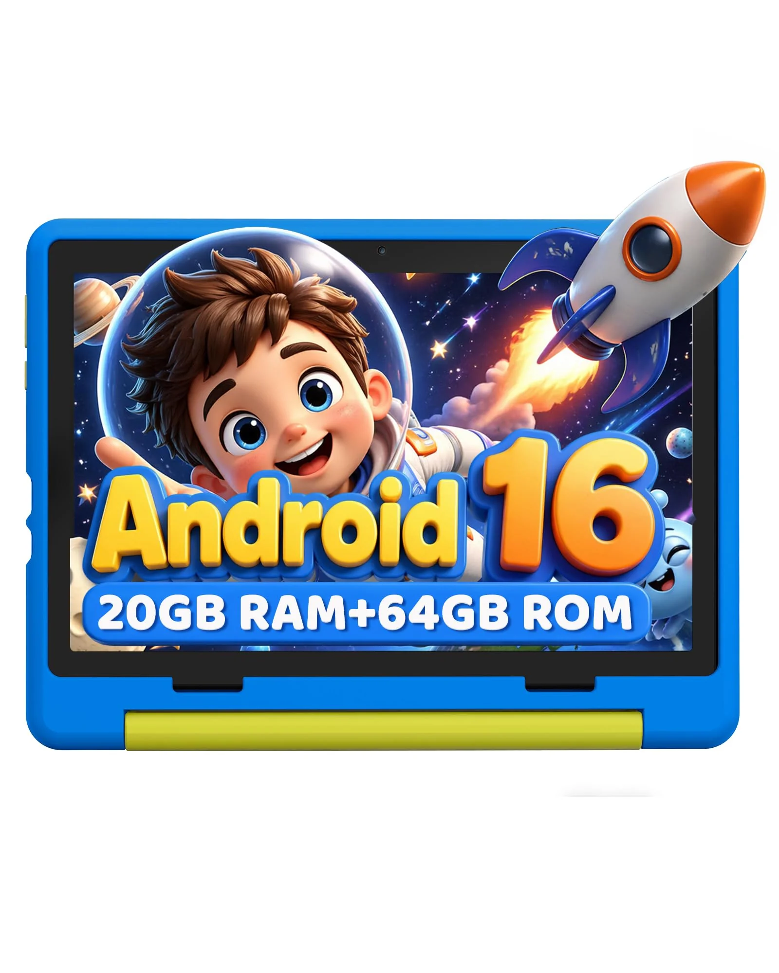 URAO детский планшет 10" Android 16, 20ГБ+64ГБ с чехлом — 1