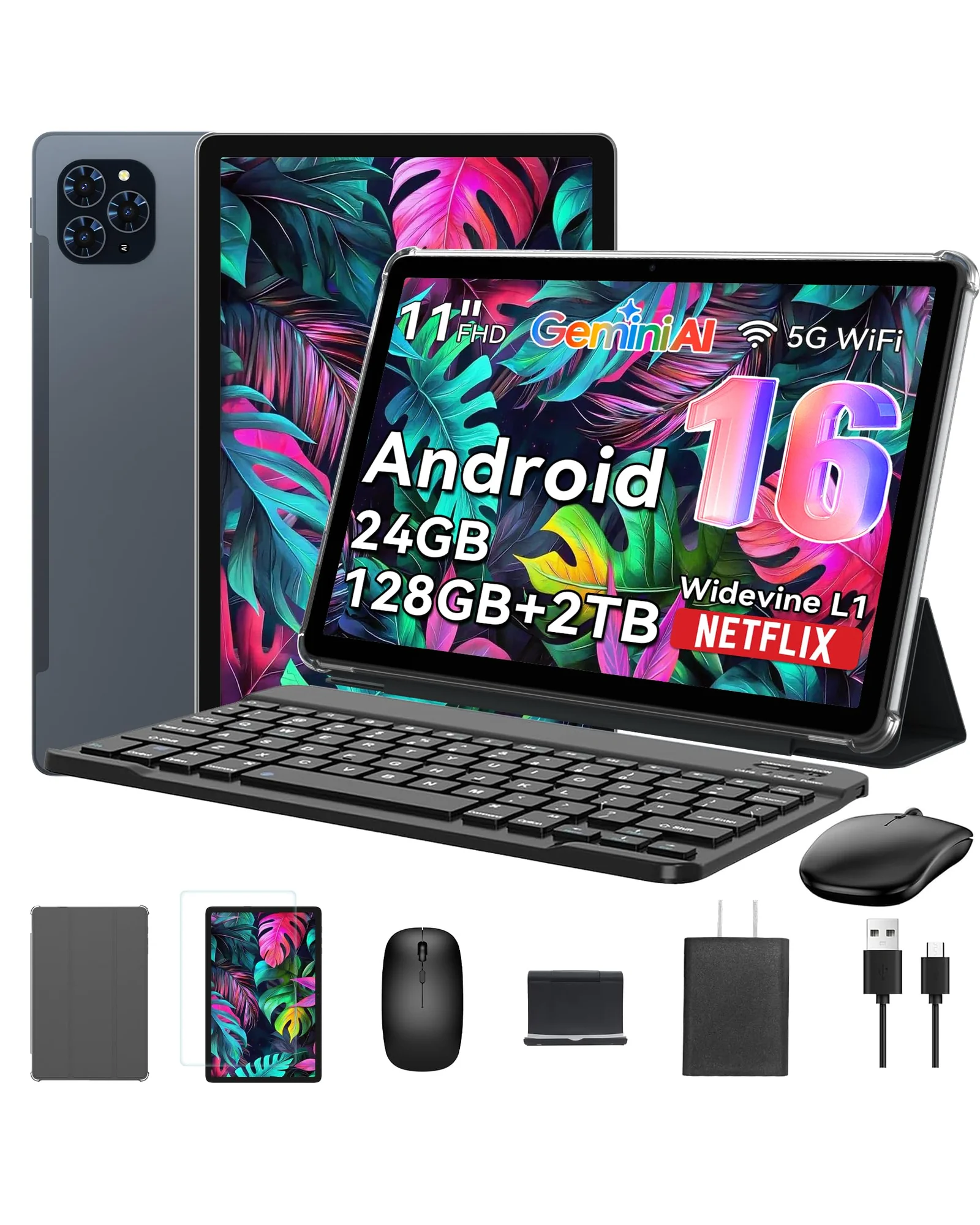 TABWEE T90 планшет Android 16 11 дюймов 24GB RAM 128GB ROM — 1