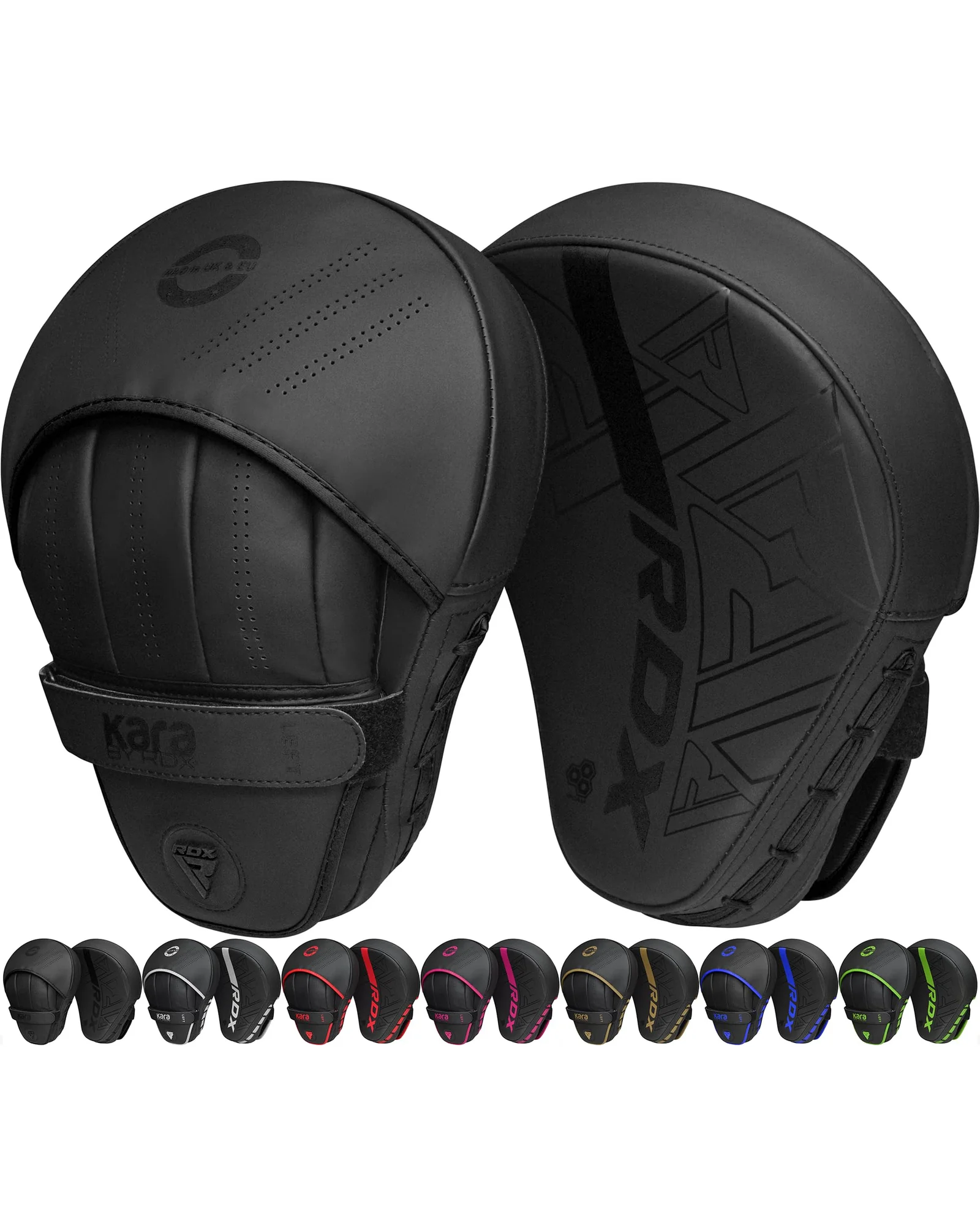 RDX лапы боксёрские curved focus mitts — 1