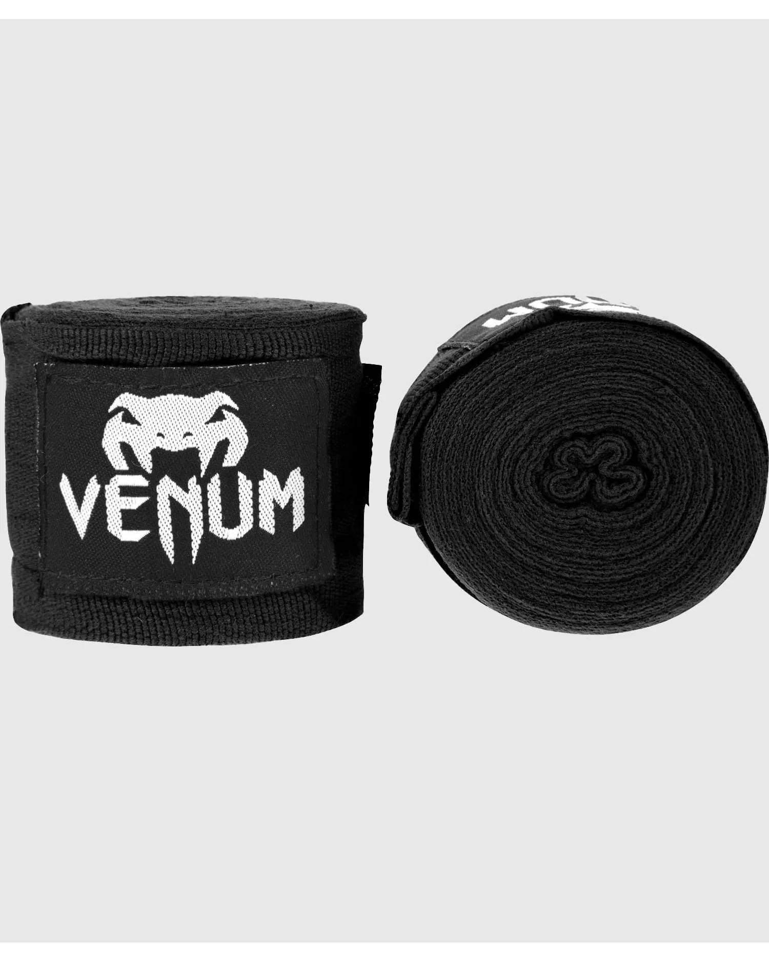 Venum боксёрские бинты 2.5 м, чёрные — черный