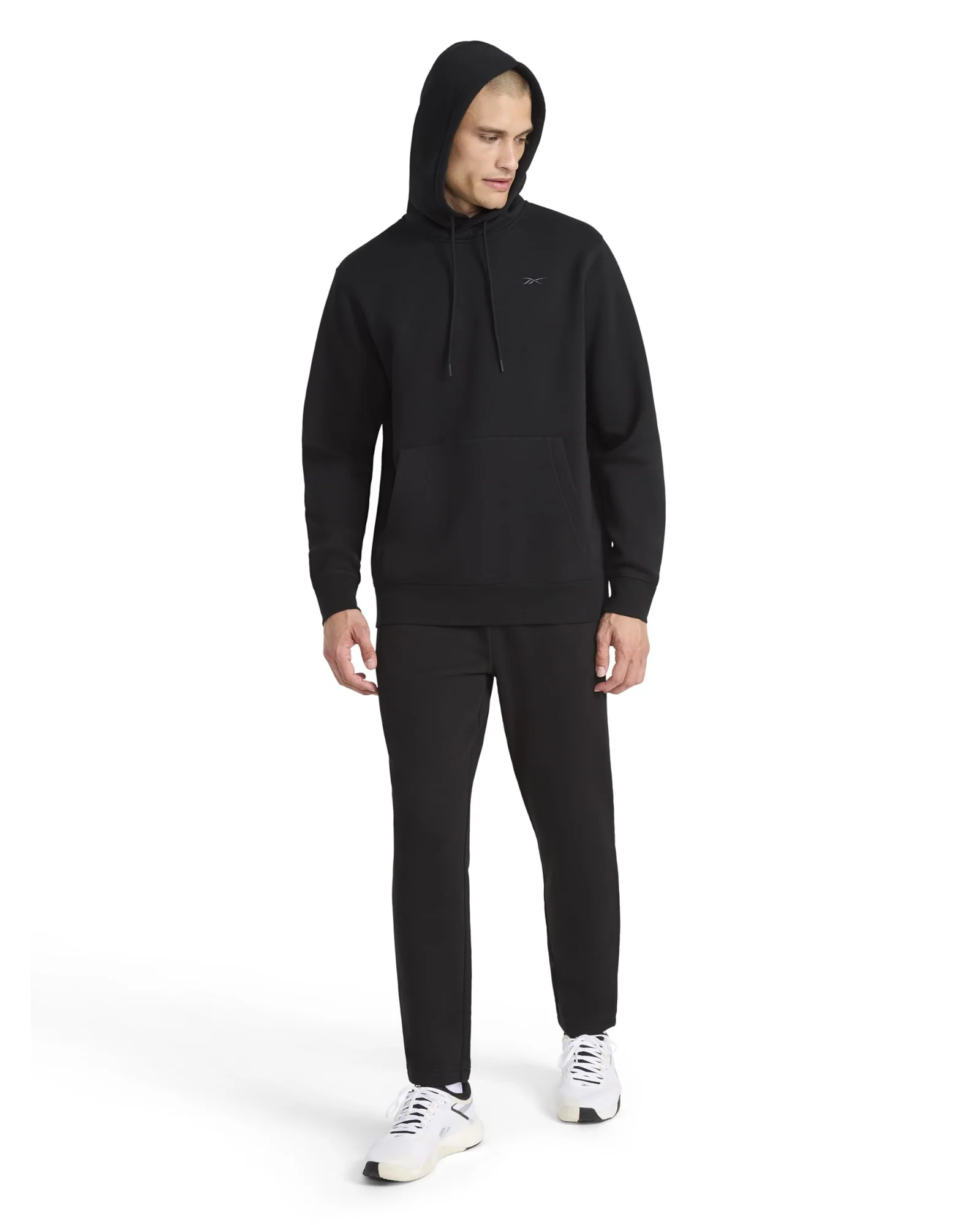 Худи Reebok Finisher Чёрный Fleece — 3