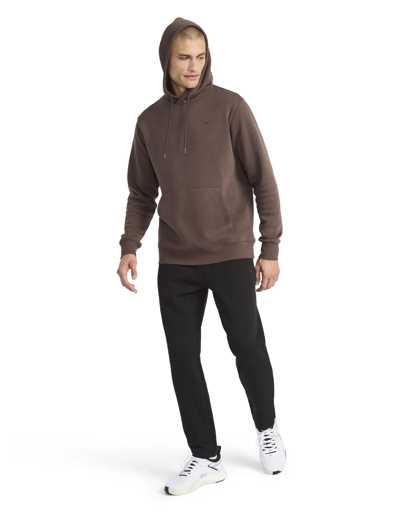 Худи Reebok Finisher Тёмно-коричневый Fleece — 3
