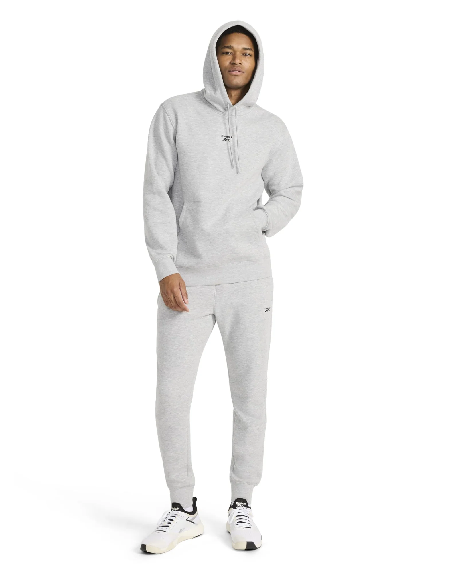 Худи Reebok Finisher Светло-серый меланж Finisher — 2