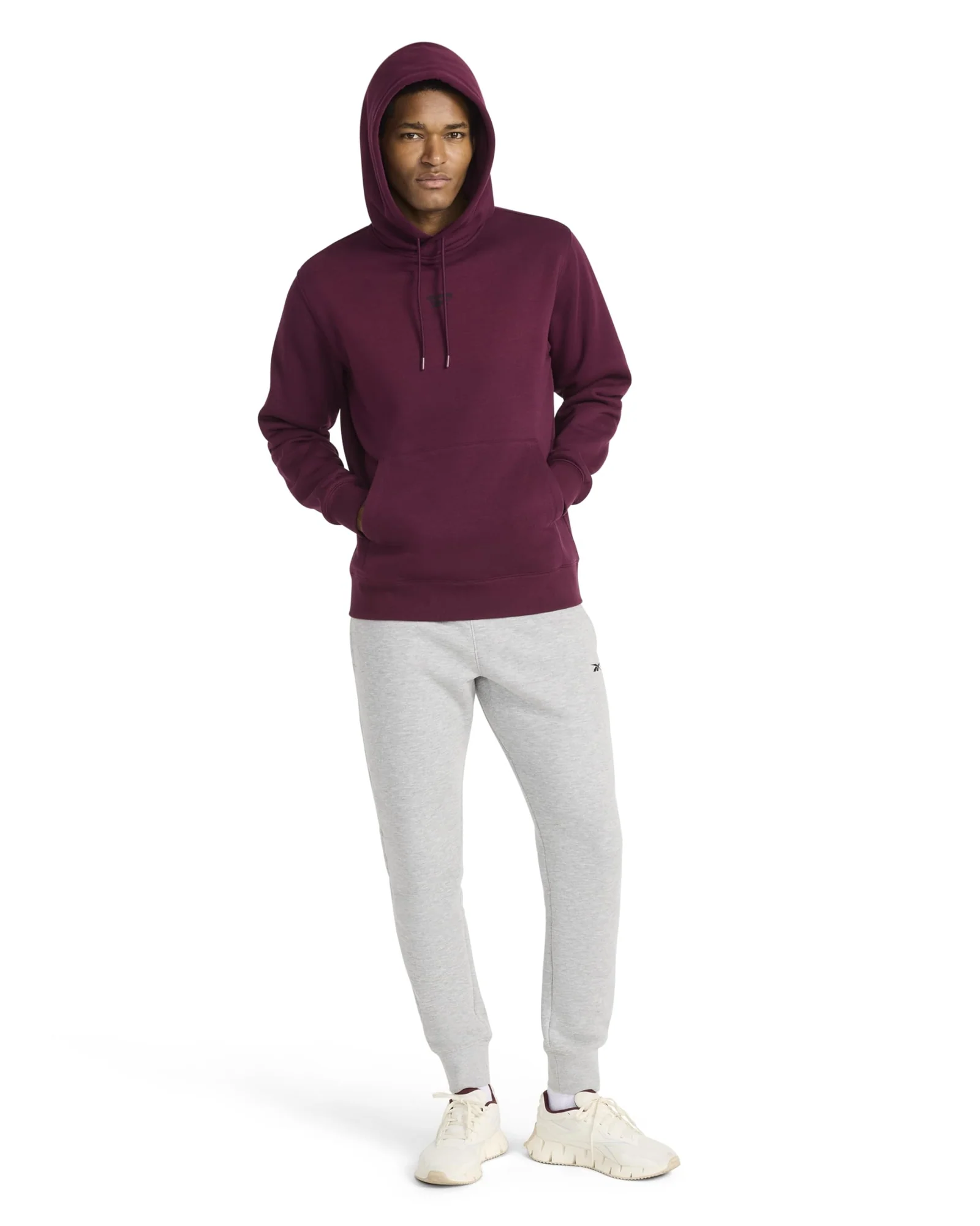 Худи Reebok Finisher Винно-красный Finisher — 3