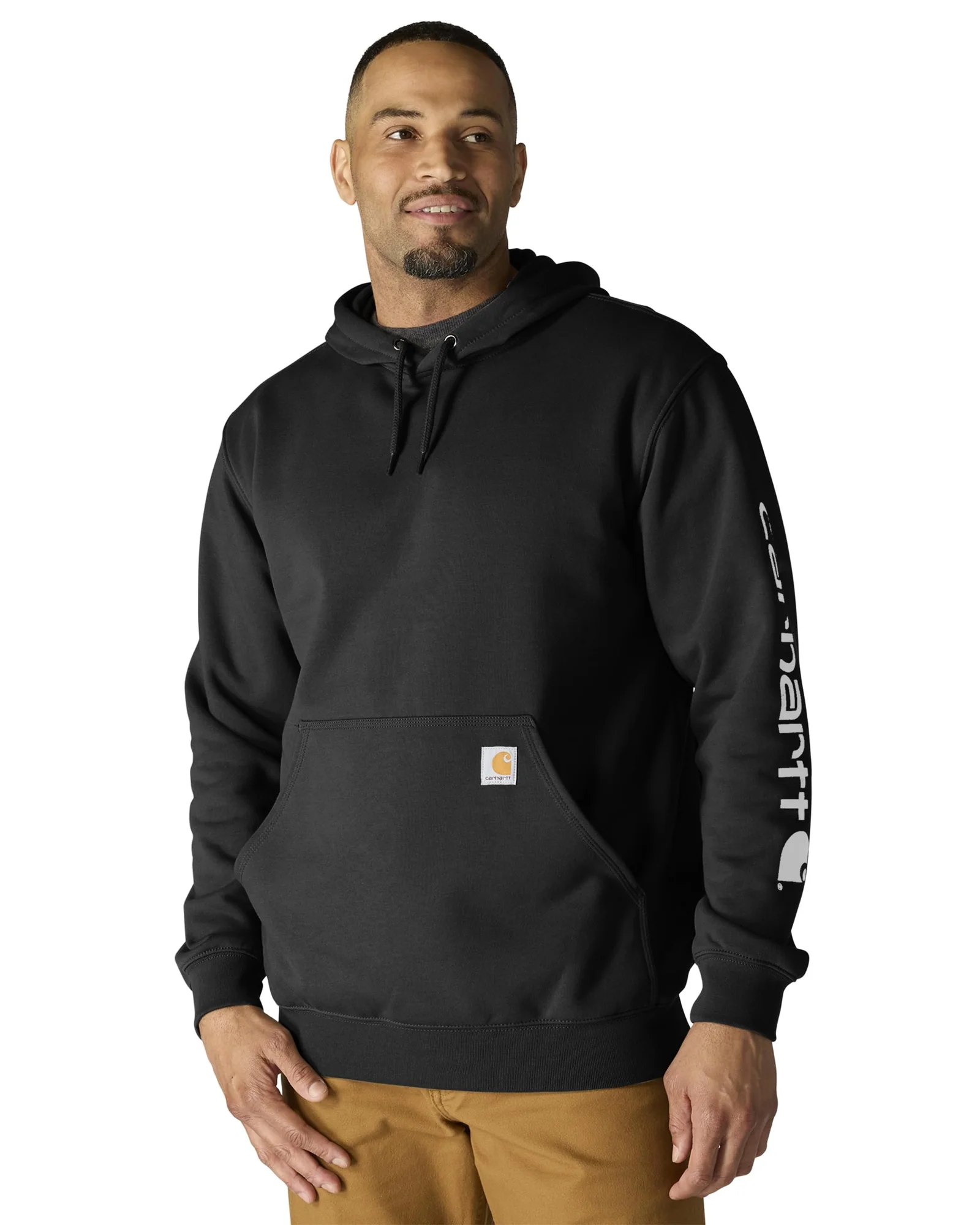 Carhartt Мужская толстовка Iconic K288 Logo — черный
