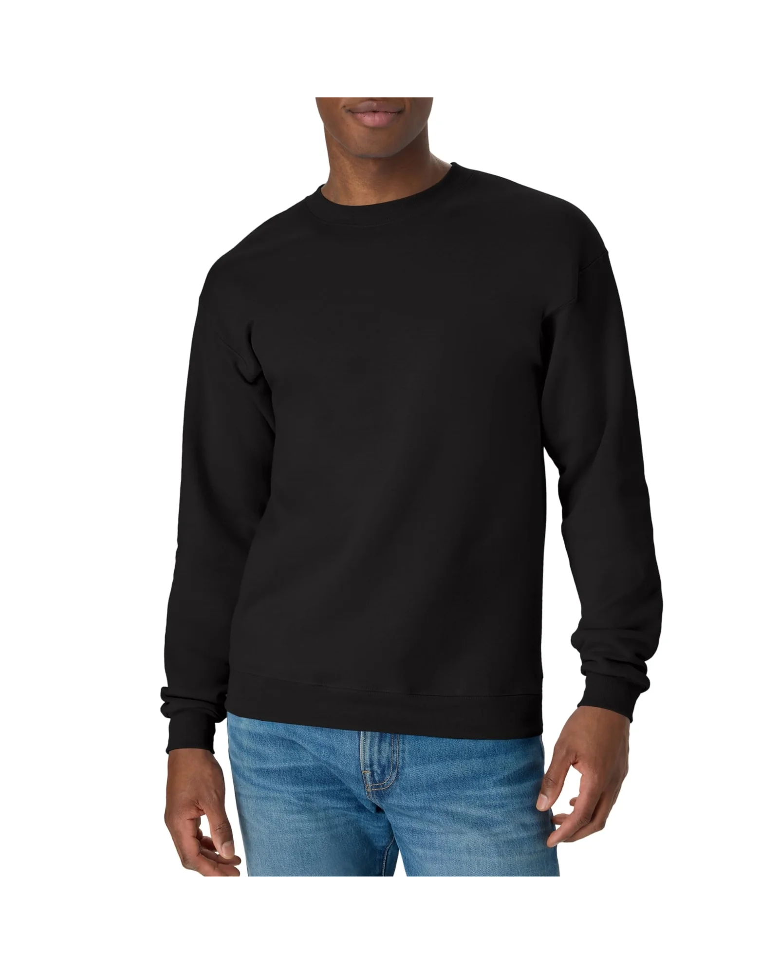 Hanes Men's Sweatshirt EcoSmart Fleece Crewneck — 1