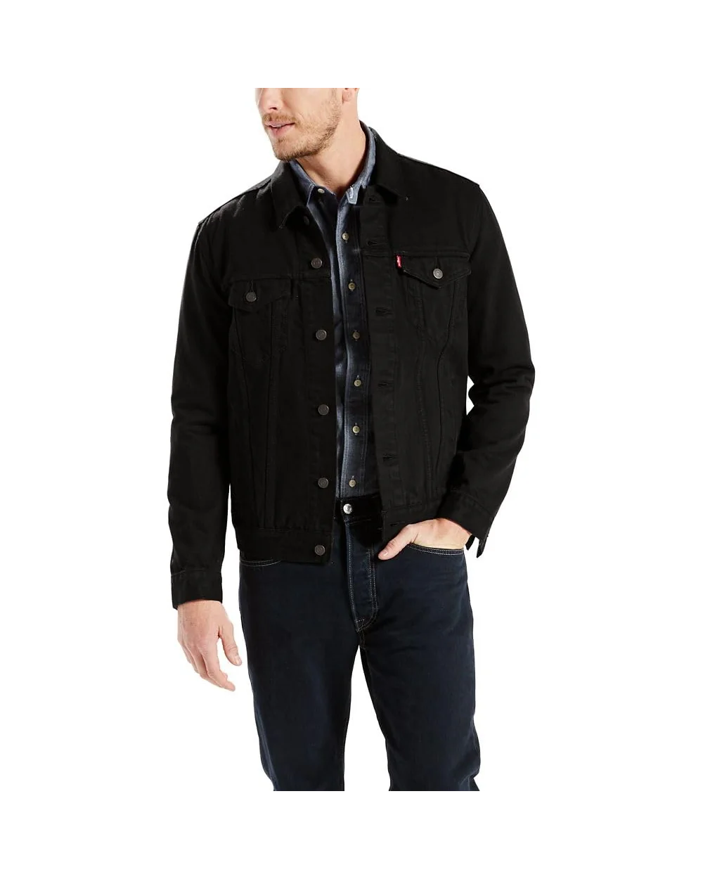 Levi's Men's Trucker куртка — черный