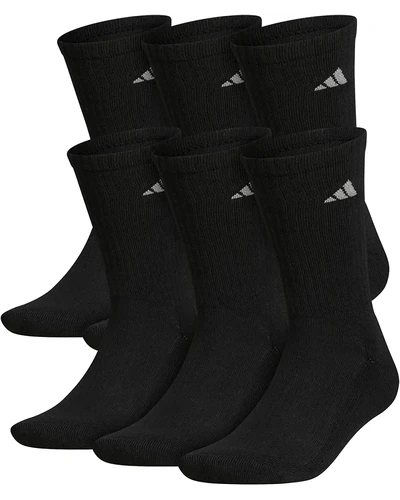 adidas Мужские спортивные носки Athletic Cushioned Crew, 6 пар
