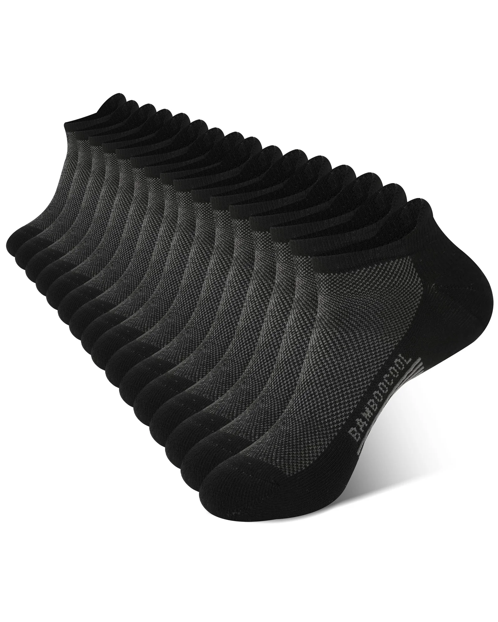 BAMBOO COOL спортивные носки 8 пар — черный