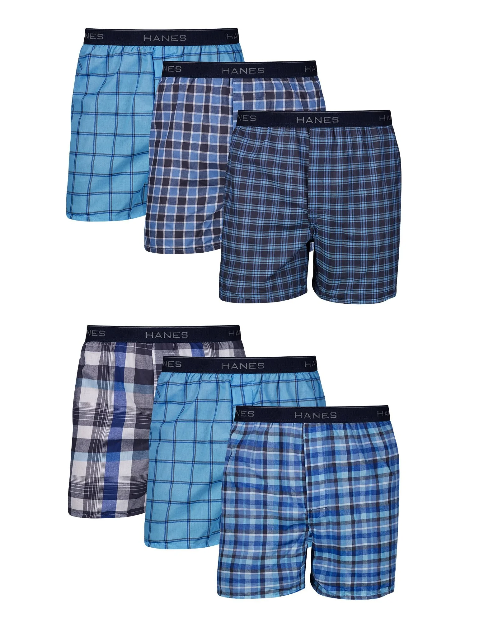 Hanes мужские боксеры 6 шт в упаковке — 1