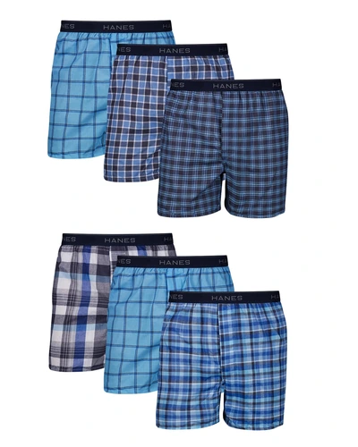Hanes мужские боксеры 6 шт в упаковке
