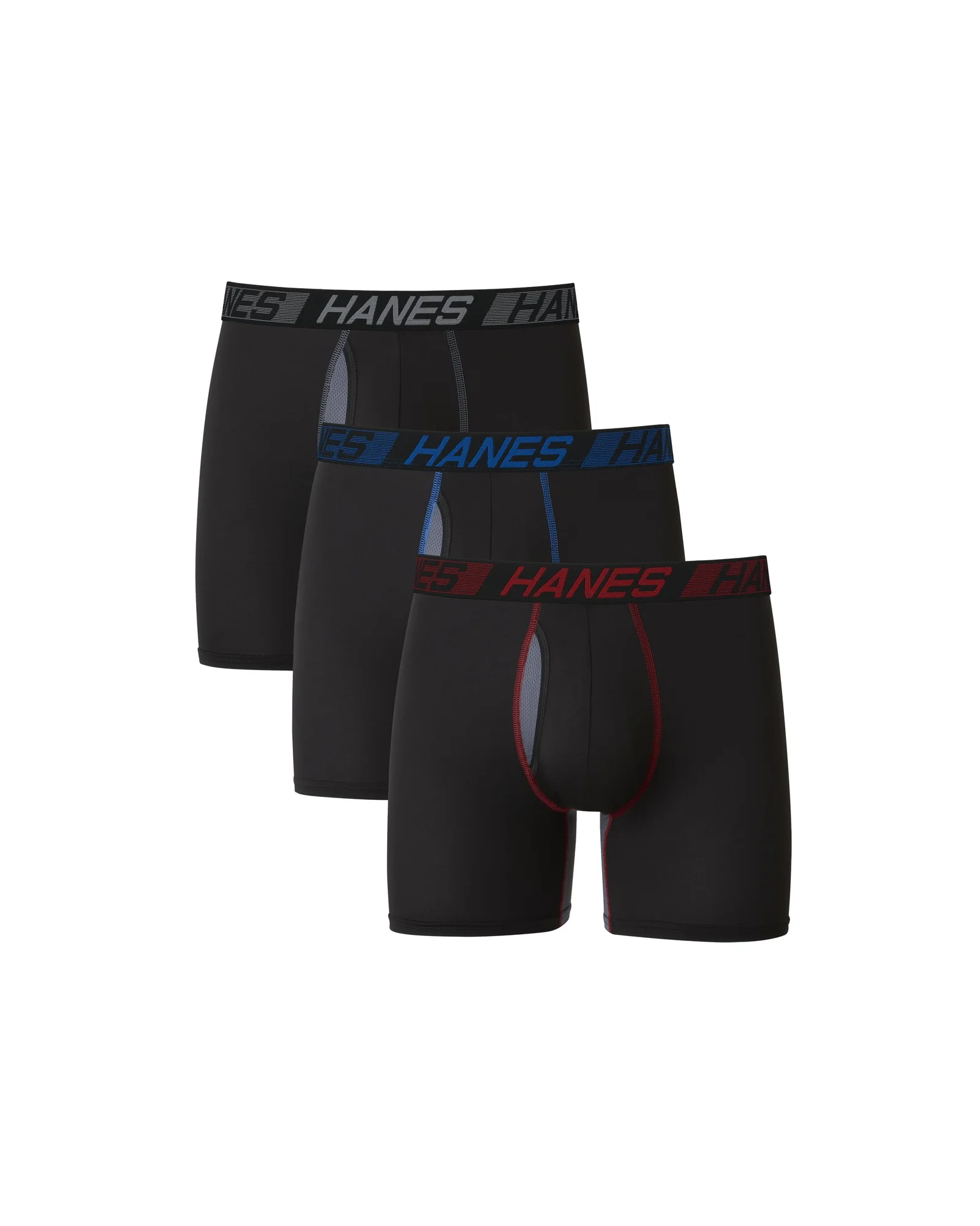 Hanes мужские трусы боксёры Total Support 3-pack — 1