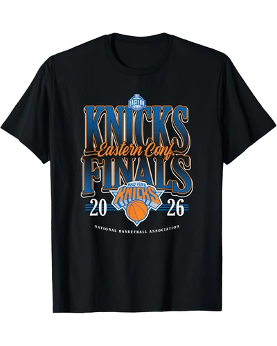 Футболка NBA Eastern Conference Finals Knicks 2026 — черный