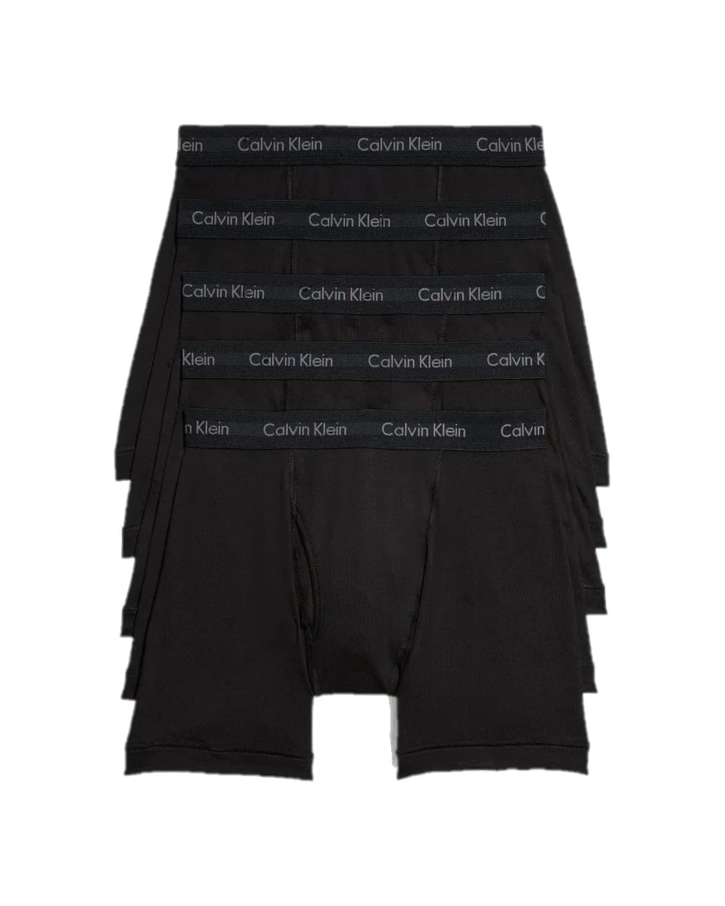 Calvin Klein Cotton Classics Боксеры 5-pack — черный