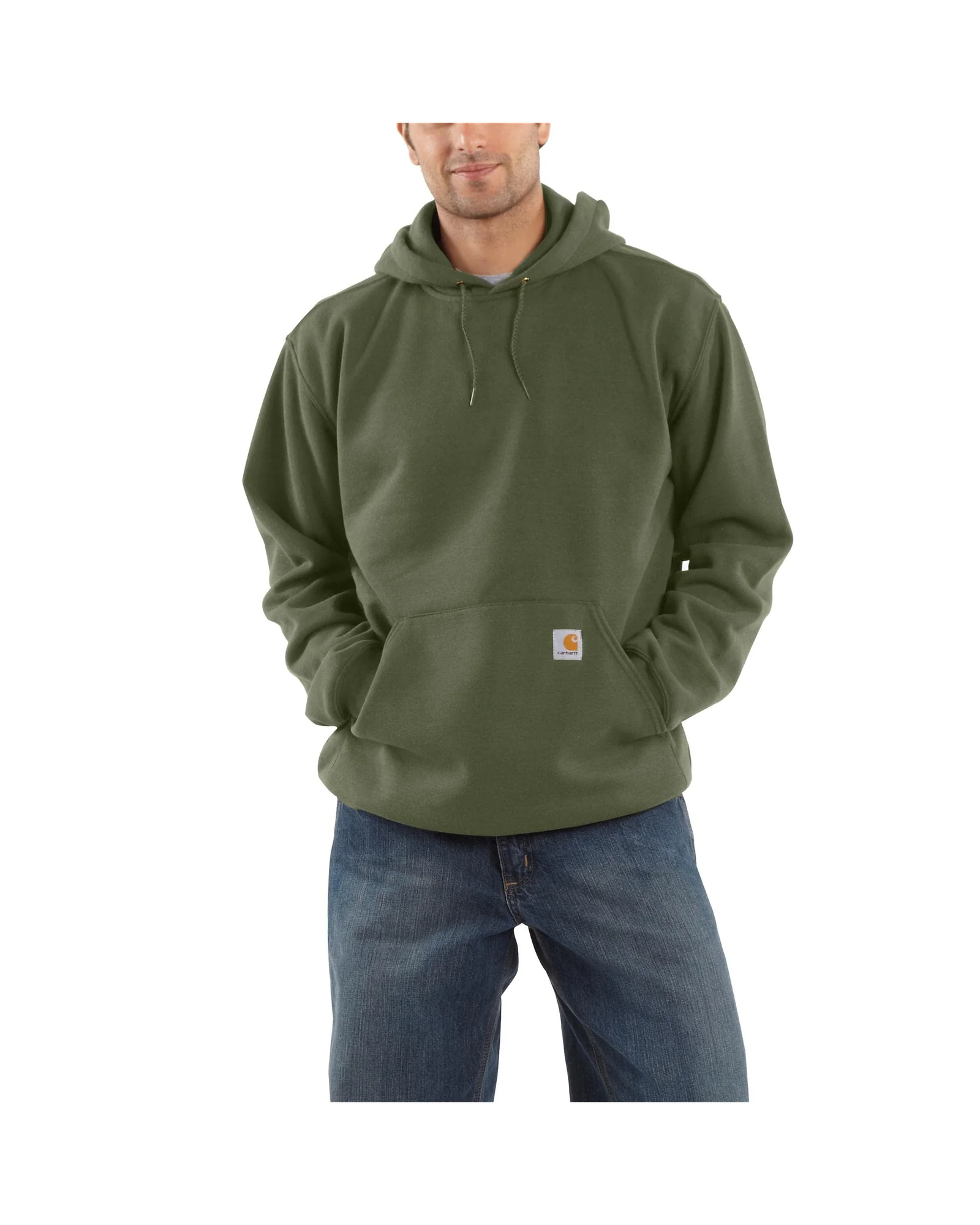 Carhartt K121 толстовка мужская свободного кроя — зеленый