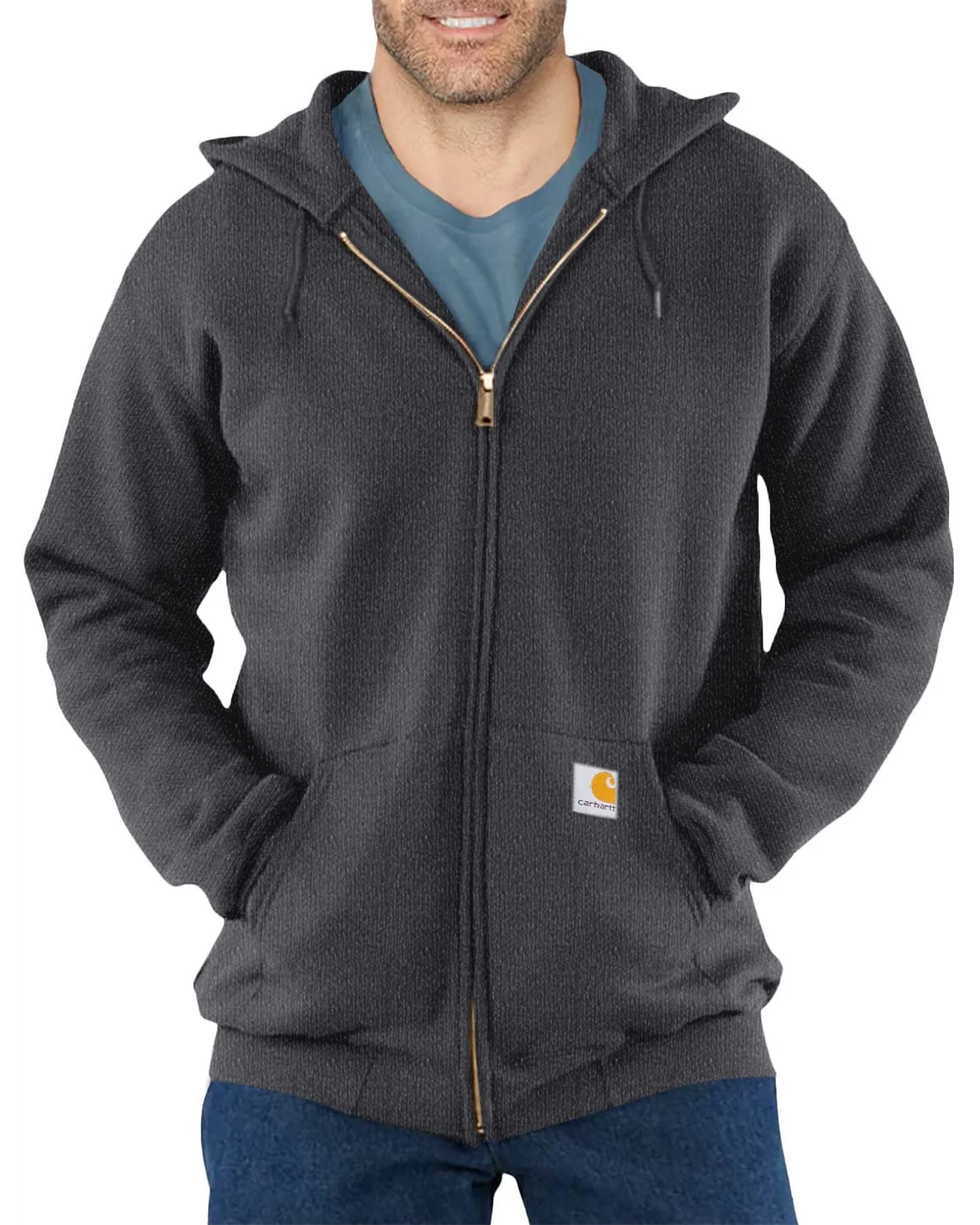 Carhartt Marquette Full-Zip Sweatshirt — серый