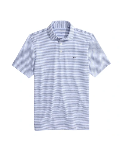 Vineyard Vines Мужская полосатая рубашка поло Sankaty