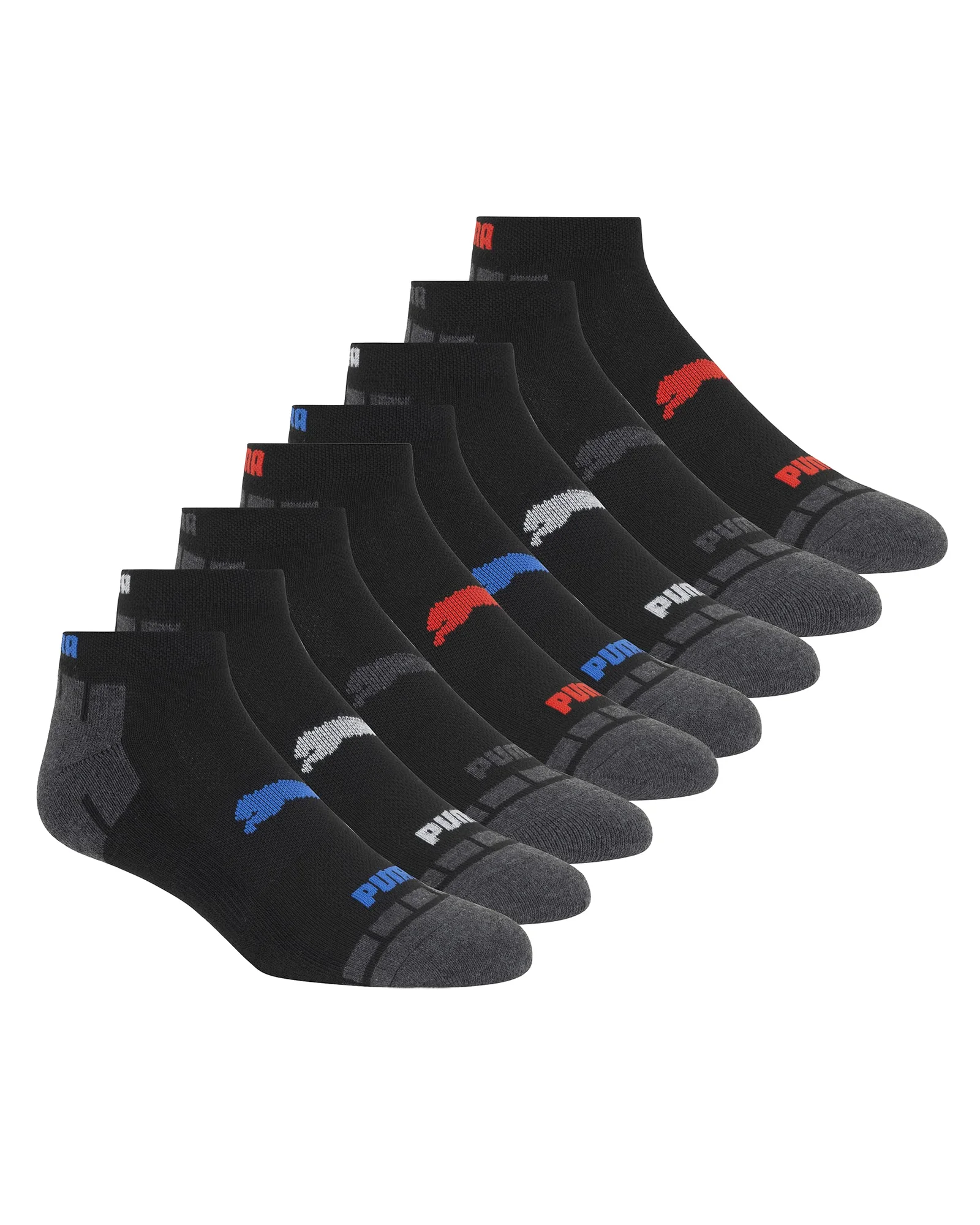 PUMA Low Cut Socks носки (8 пар) — черный