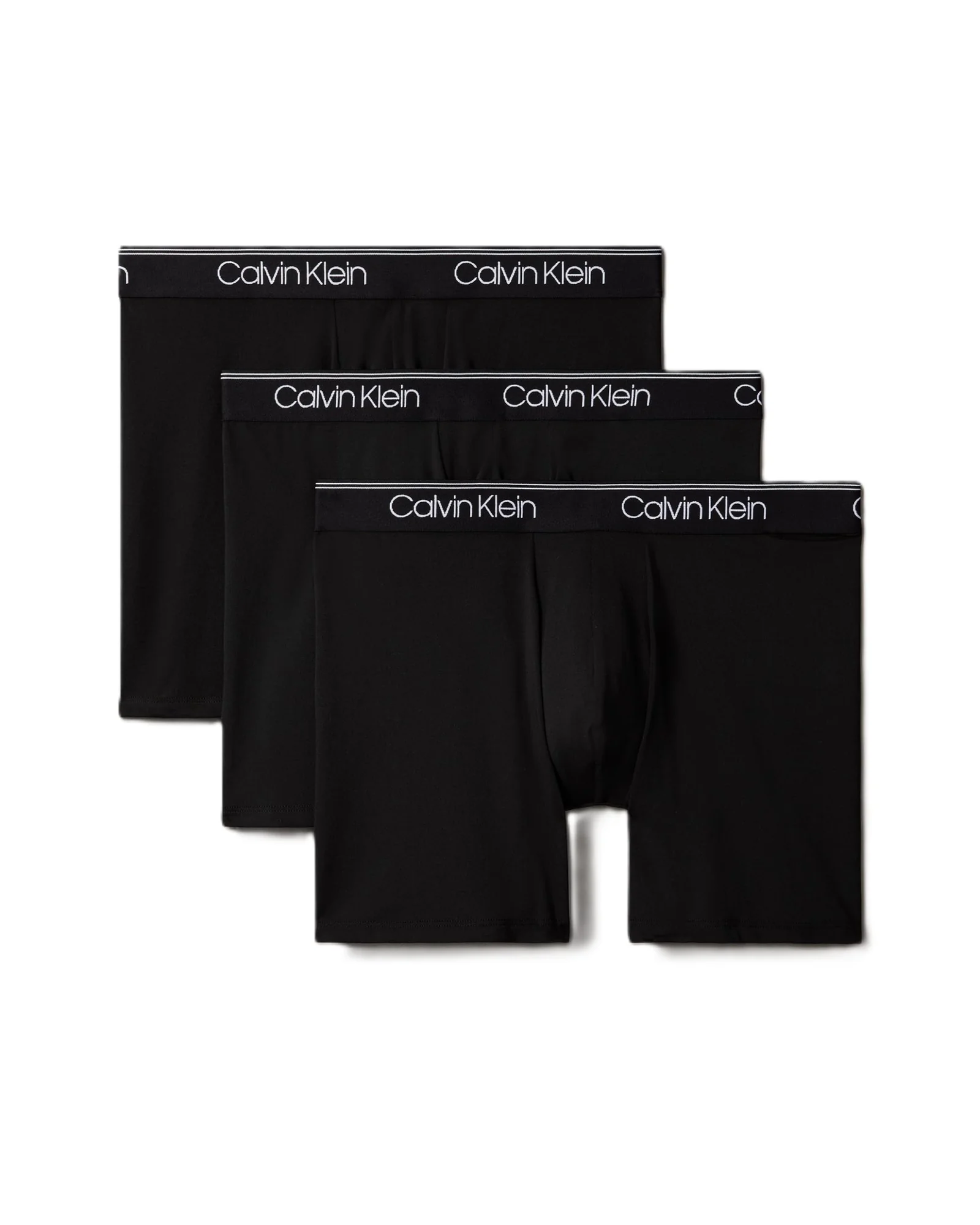 Calvin Klein мужские боксеры из микрофибры 3 шт — черный