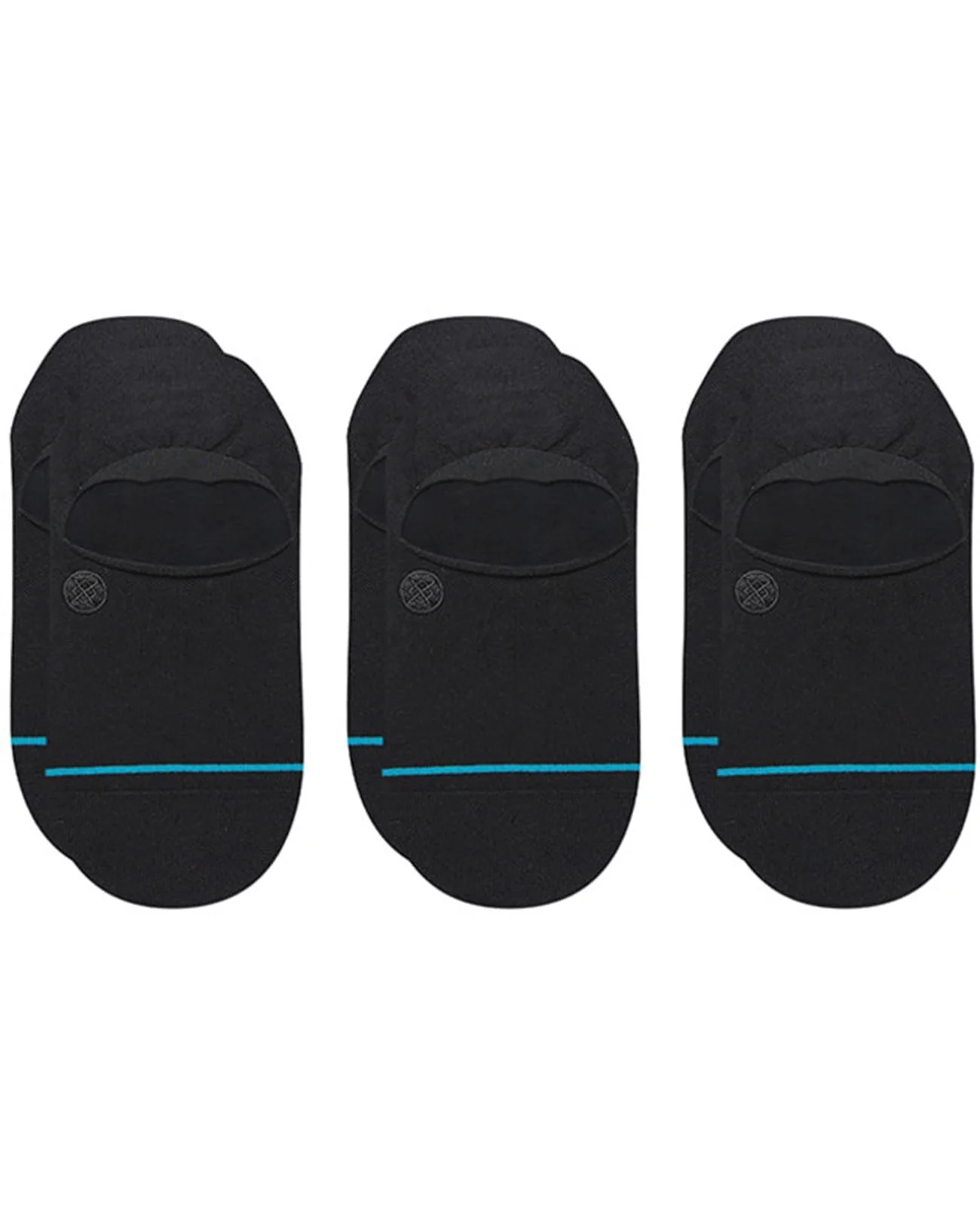 Stance Icon Носки спортивные 3 пары, без скольжения, с поддержкой — черный