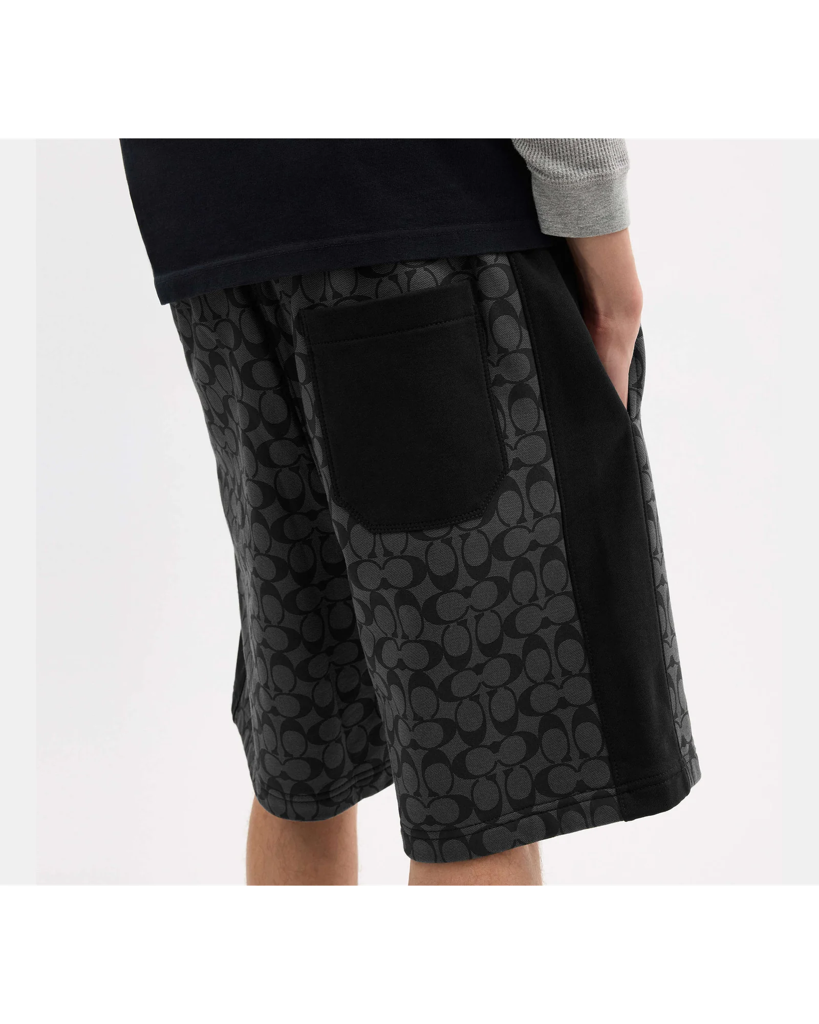 Спортивные шорты Coach Signature с монограммой — 2