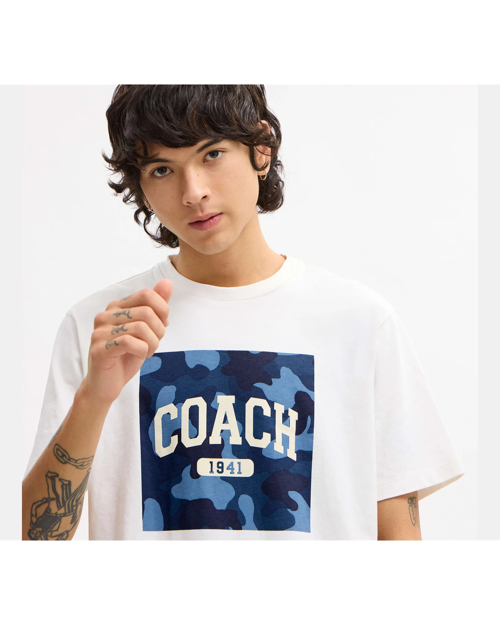 Футболка Coach Camo Square — 14
