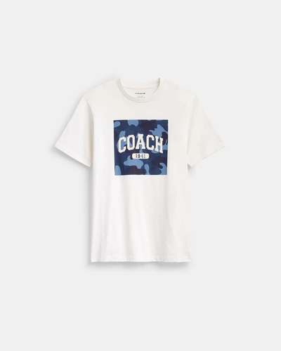 Футболка Coach Camo Square
