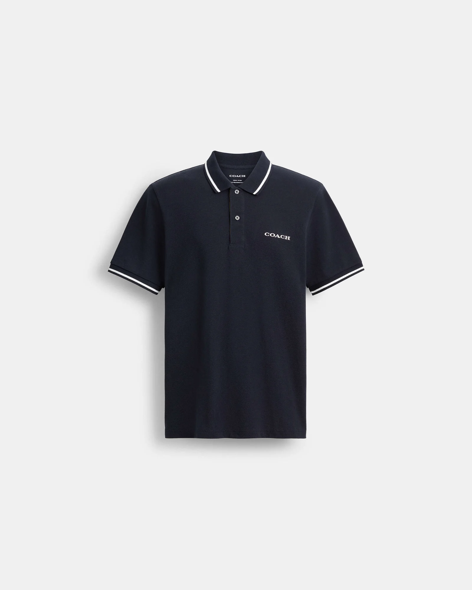 Поло Coach Signature с окантовкой — 7