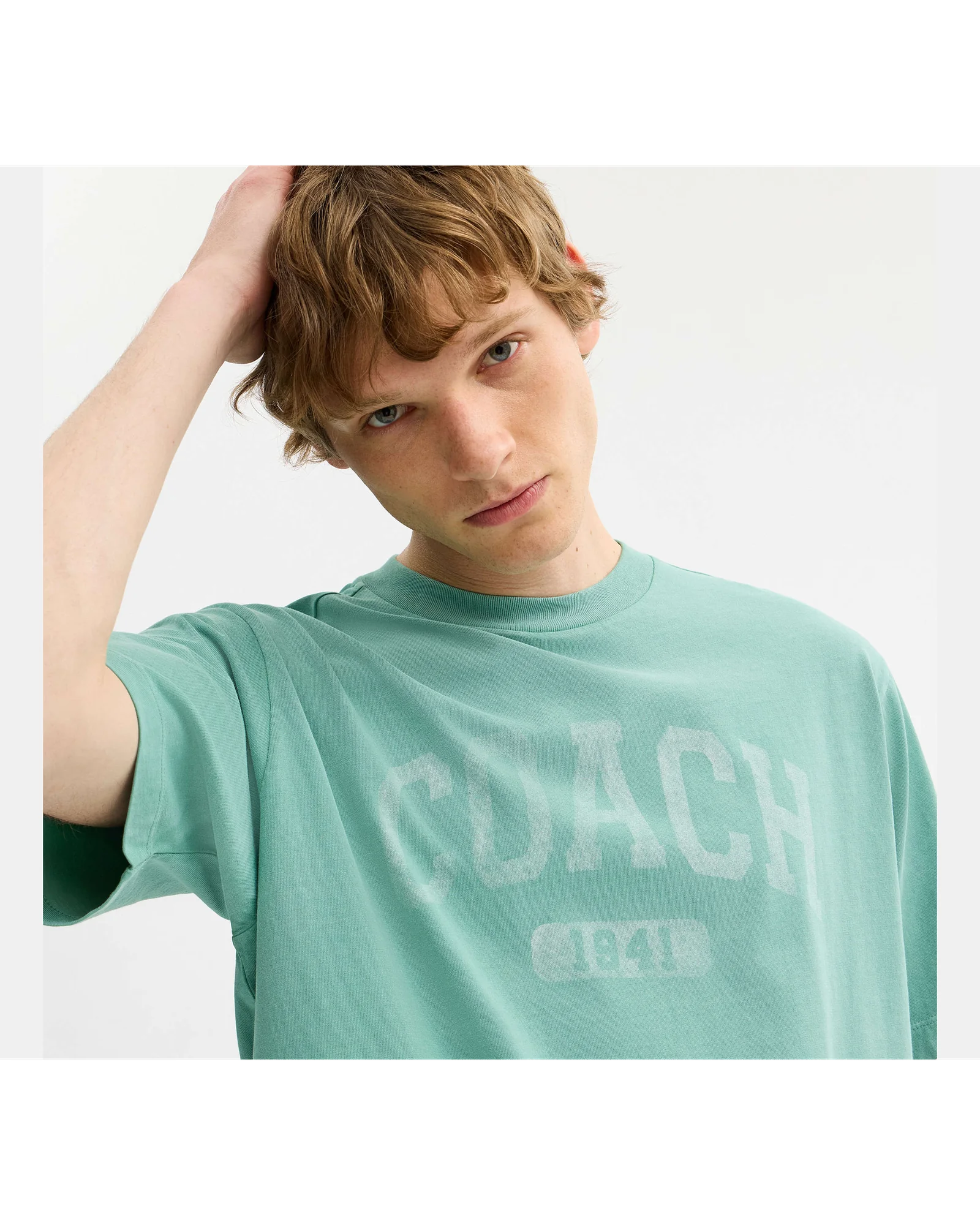 Футболка Coach Sun Fade из органического хлопка — 6