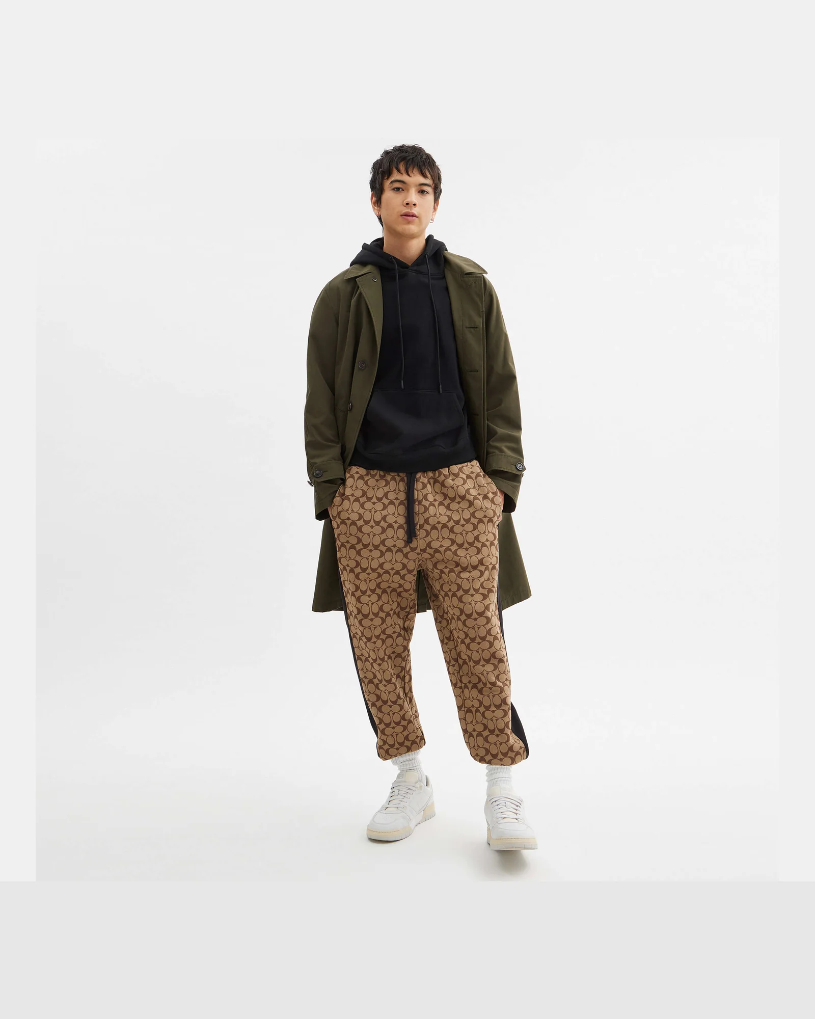 Спортивные брюки Coach Signature с монограммой — 16