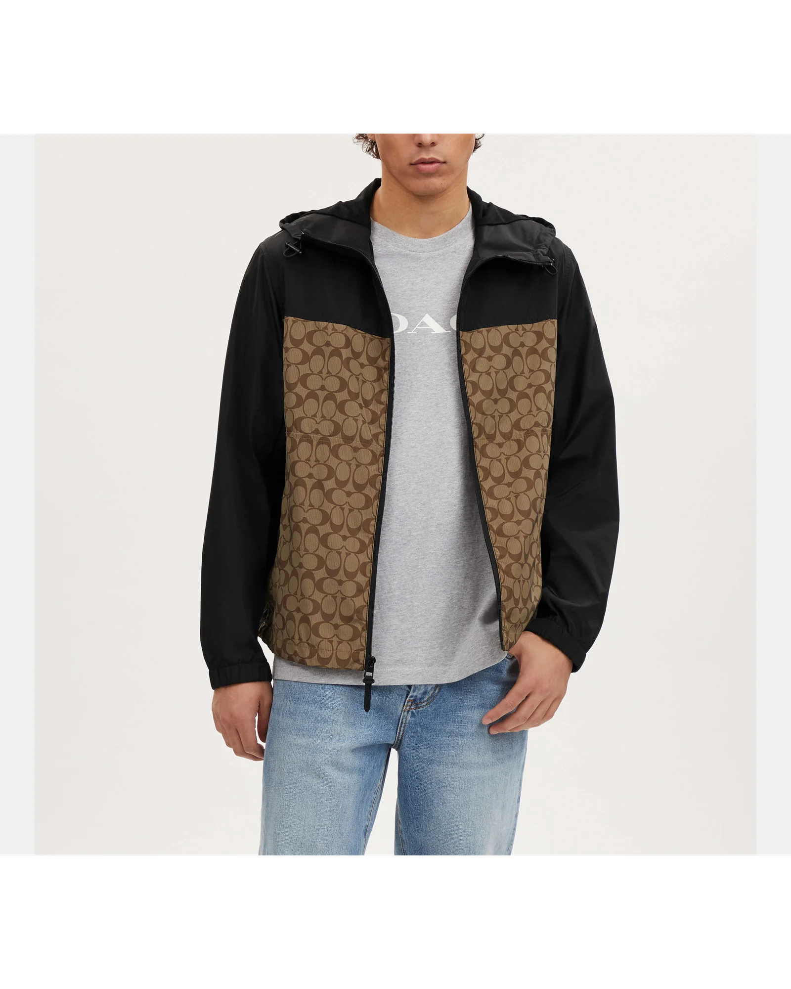 Ветровка Coach Signature на молнии — 16