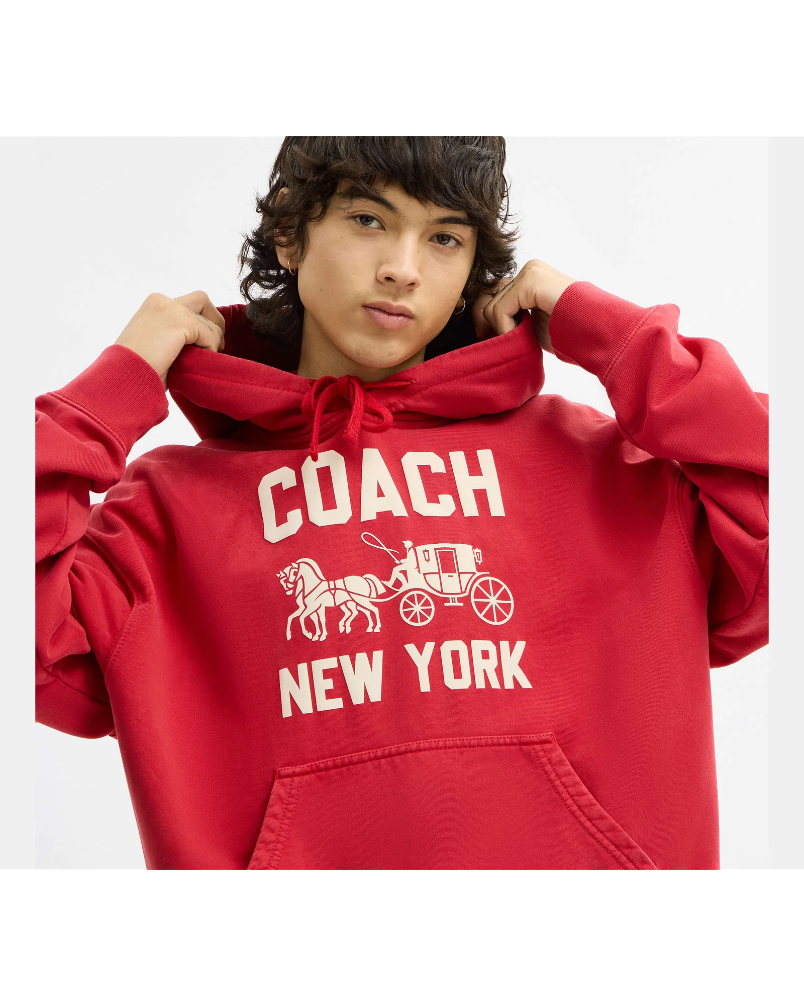 Худи Coach с принтом «Лошадь и карета» — 10