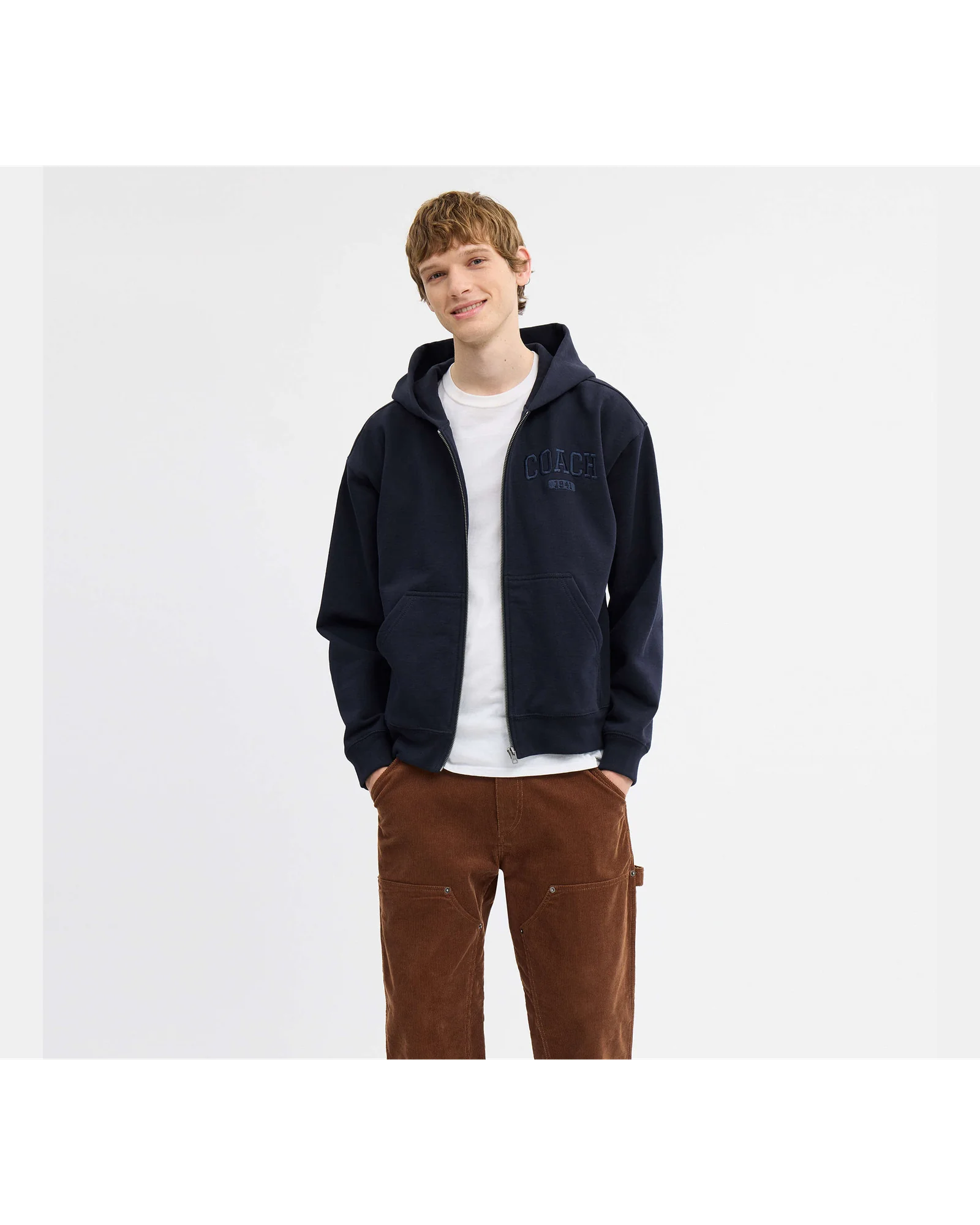Худи Coach Boxy на молнии — 8