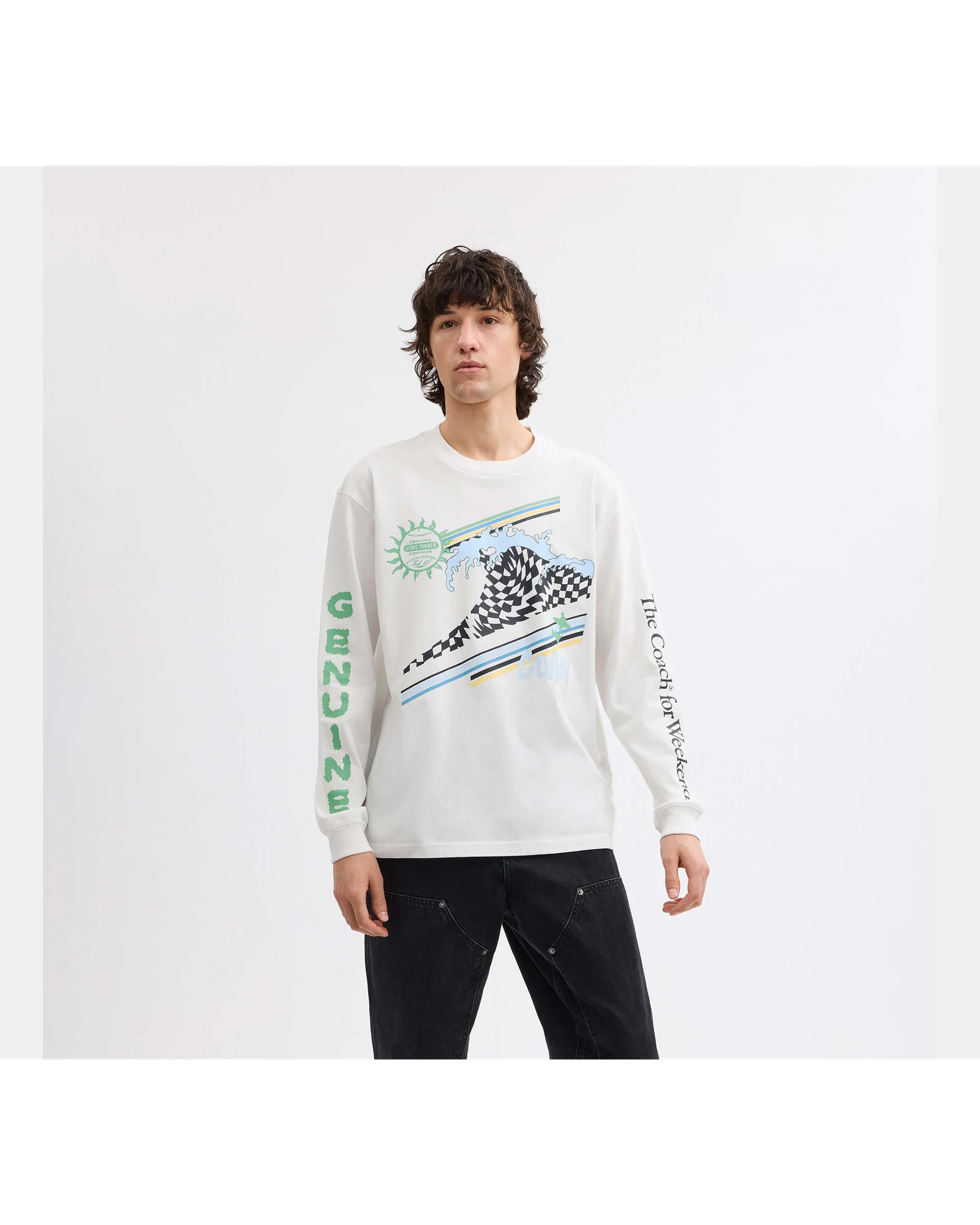 Свободный лонгслив Coach Surf из органического хлопка — 2