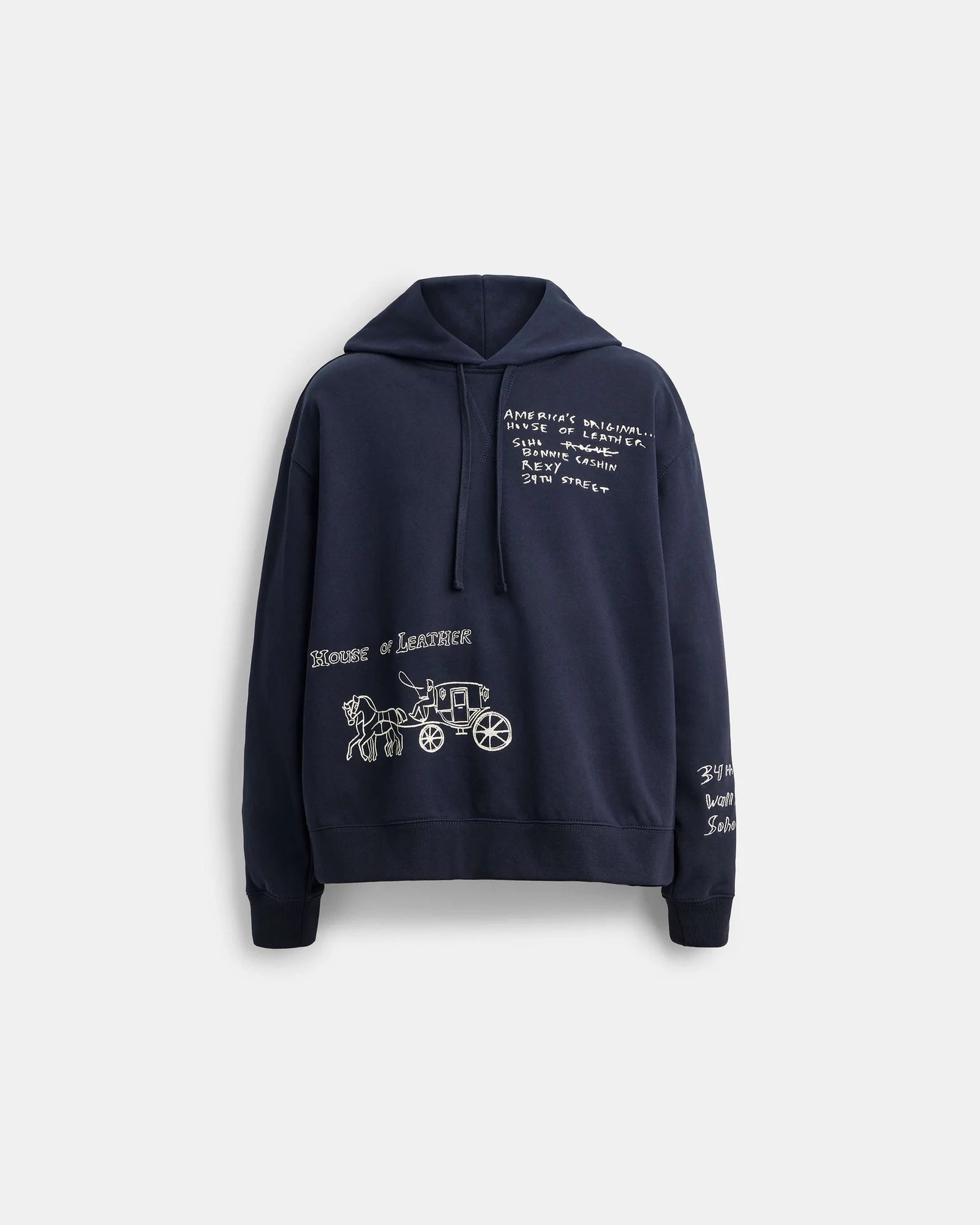Худи Relaxed с принтом Horse and Carriage — 1