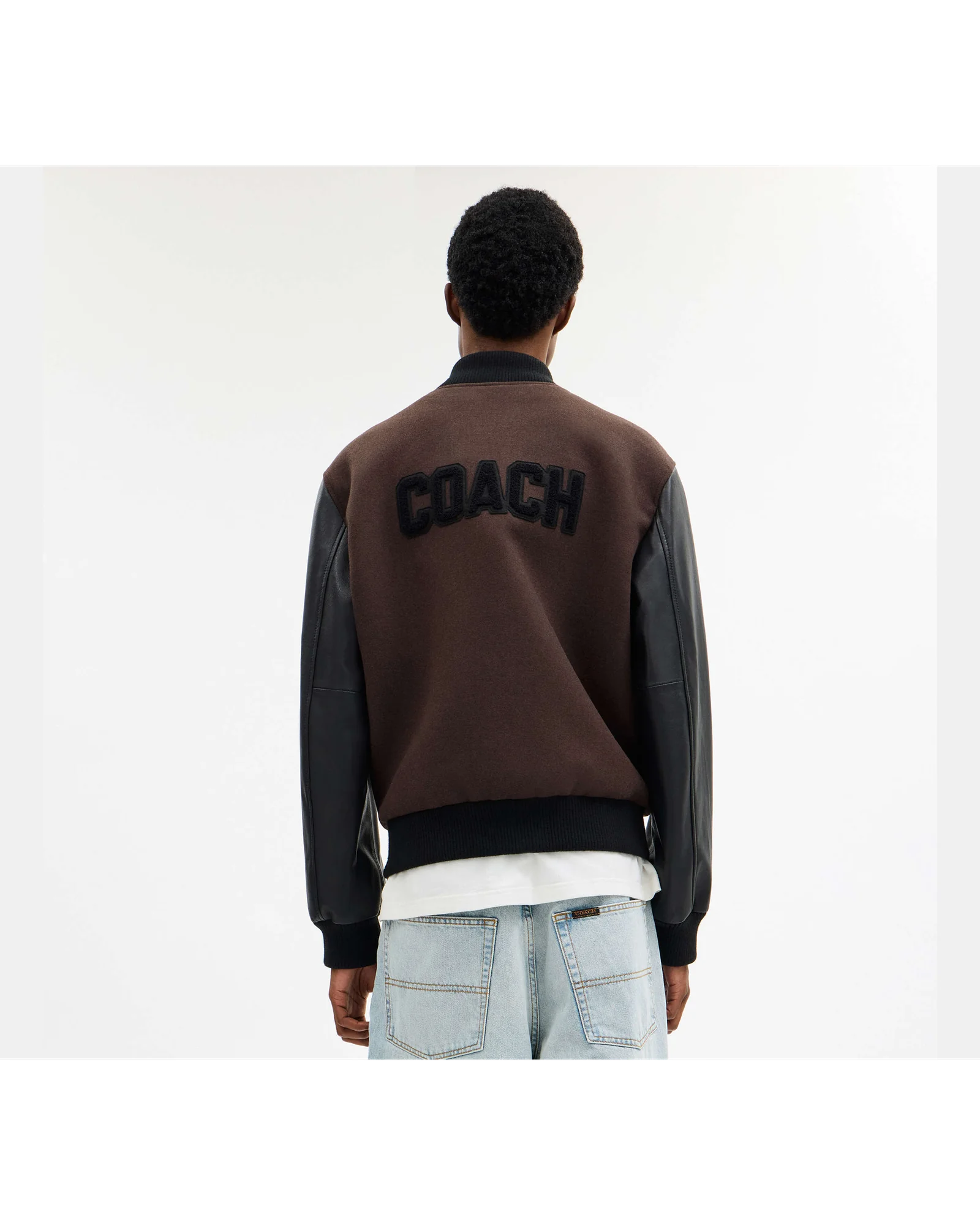 Шерстяная университетская куртка Coach — 9