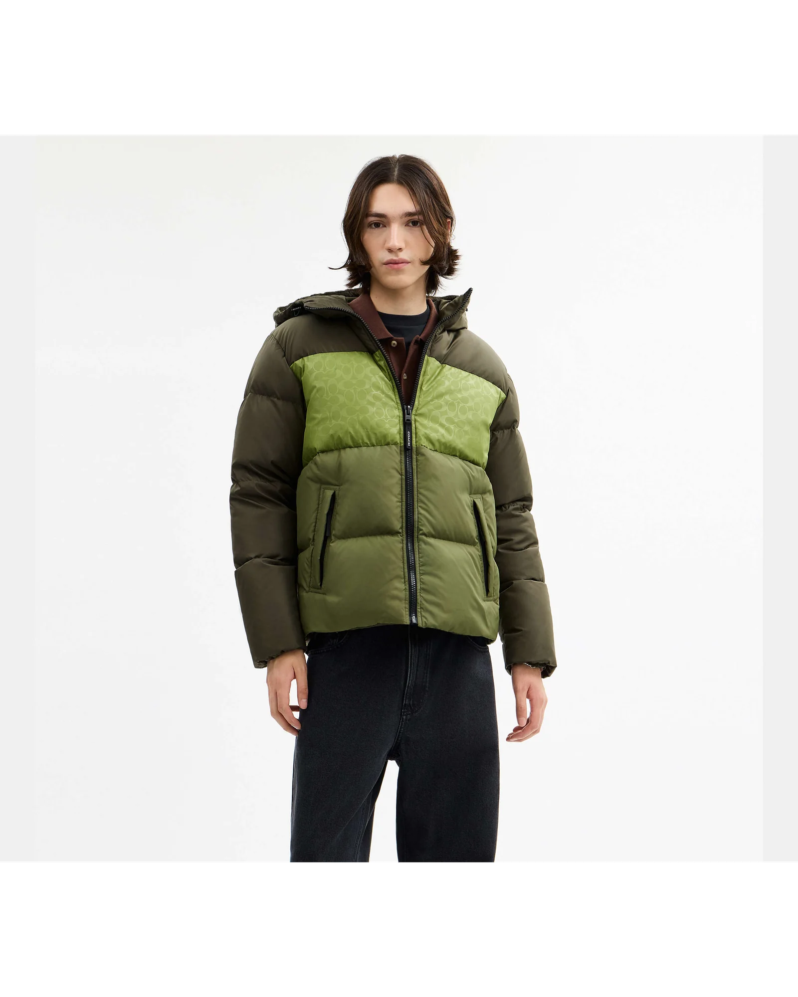Пуховик Colorblock — 16