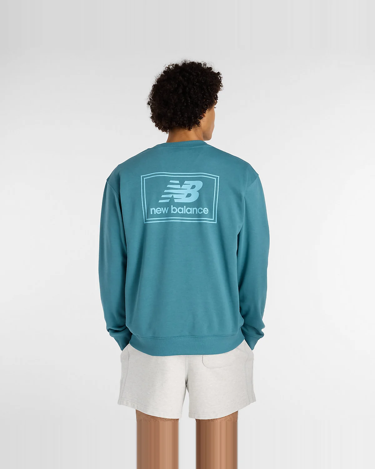 Мужской свитшот New Balance Woven Label — 4