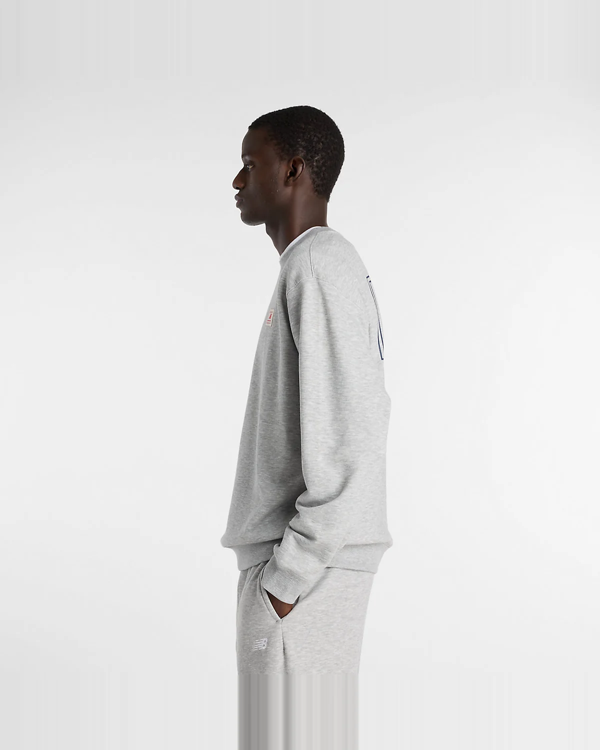 Мужской свитшот New Balance Woven Label — 5