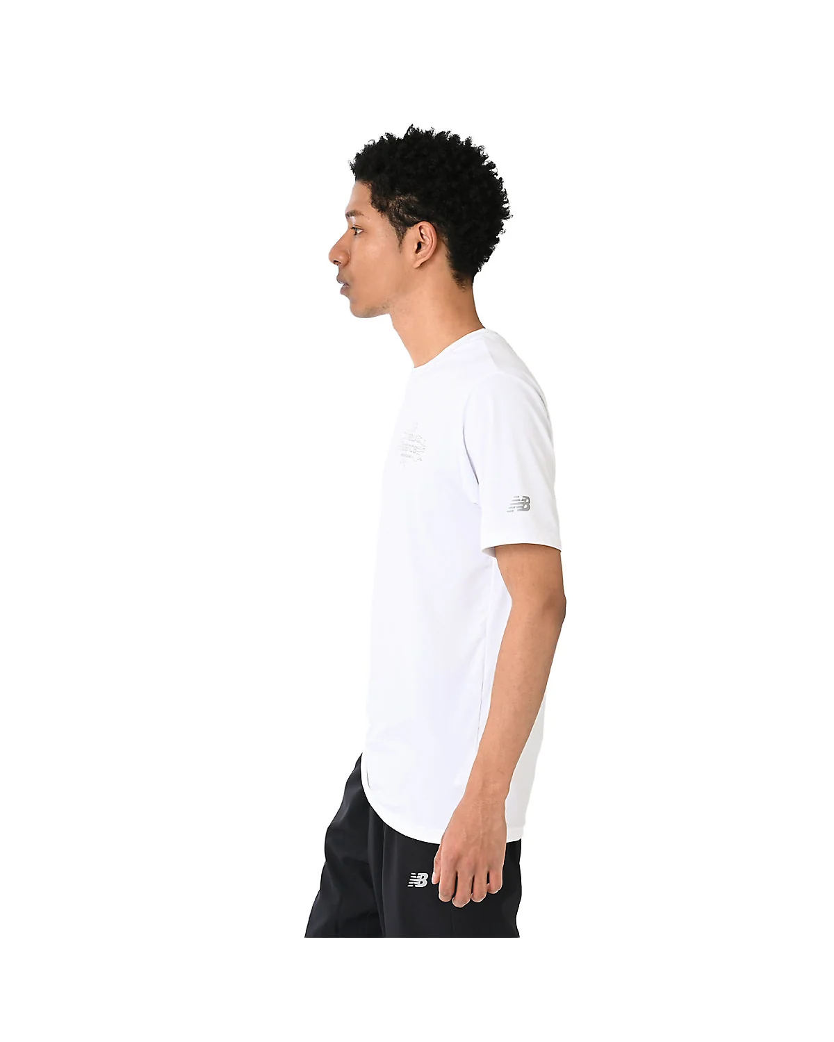 Светоотражающая футболка New Balance из полиэстера — 4