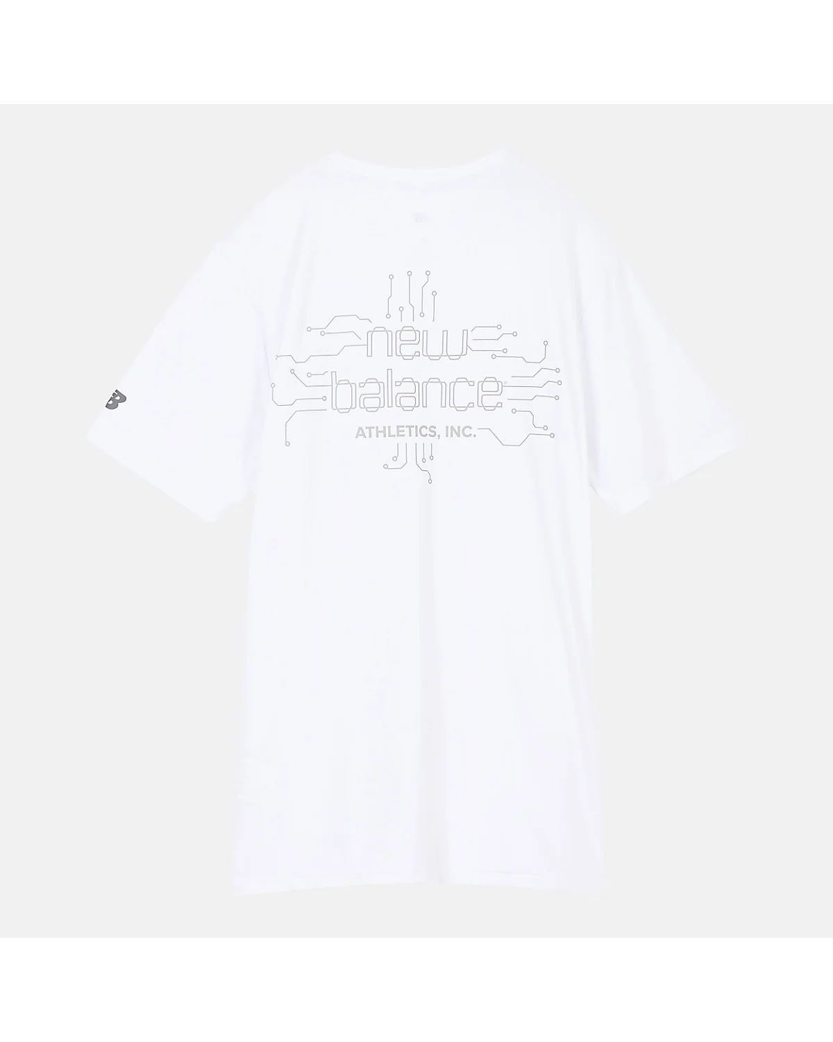 Светоотражающая футболка New Balance из полиэстера — 8