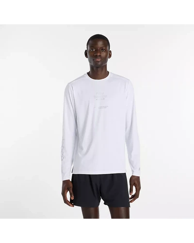 Лонгслив New Balance с светоотражающими элементами