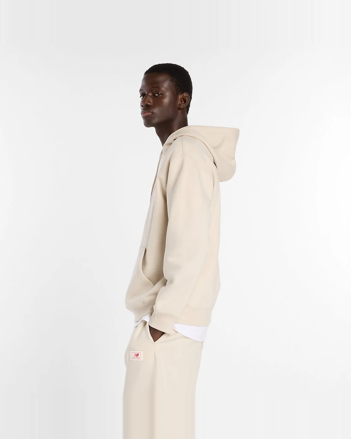 Мужское худи New Balance Woven Label — 4