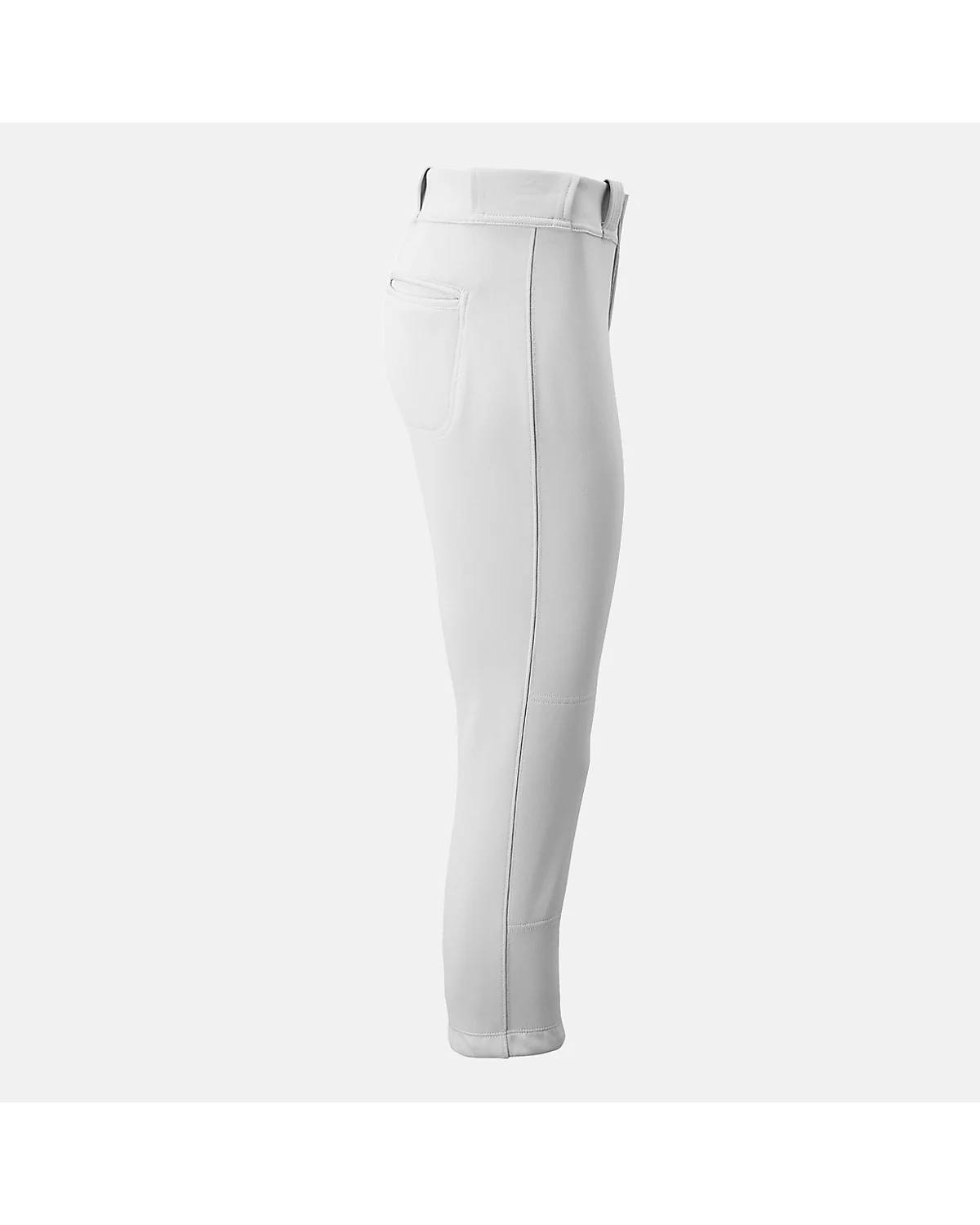 Детские брюки New Balance Youth Contour белые, вид сбоку с карманами