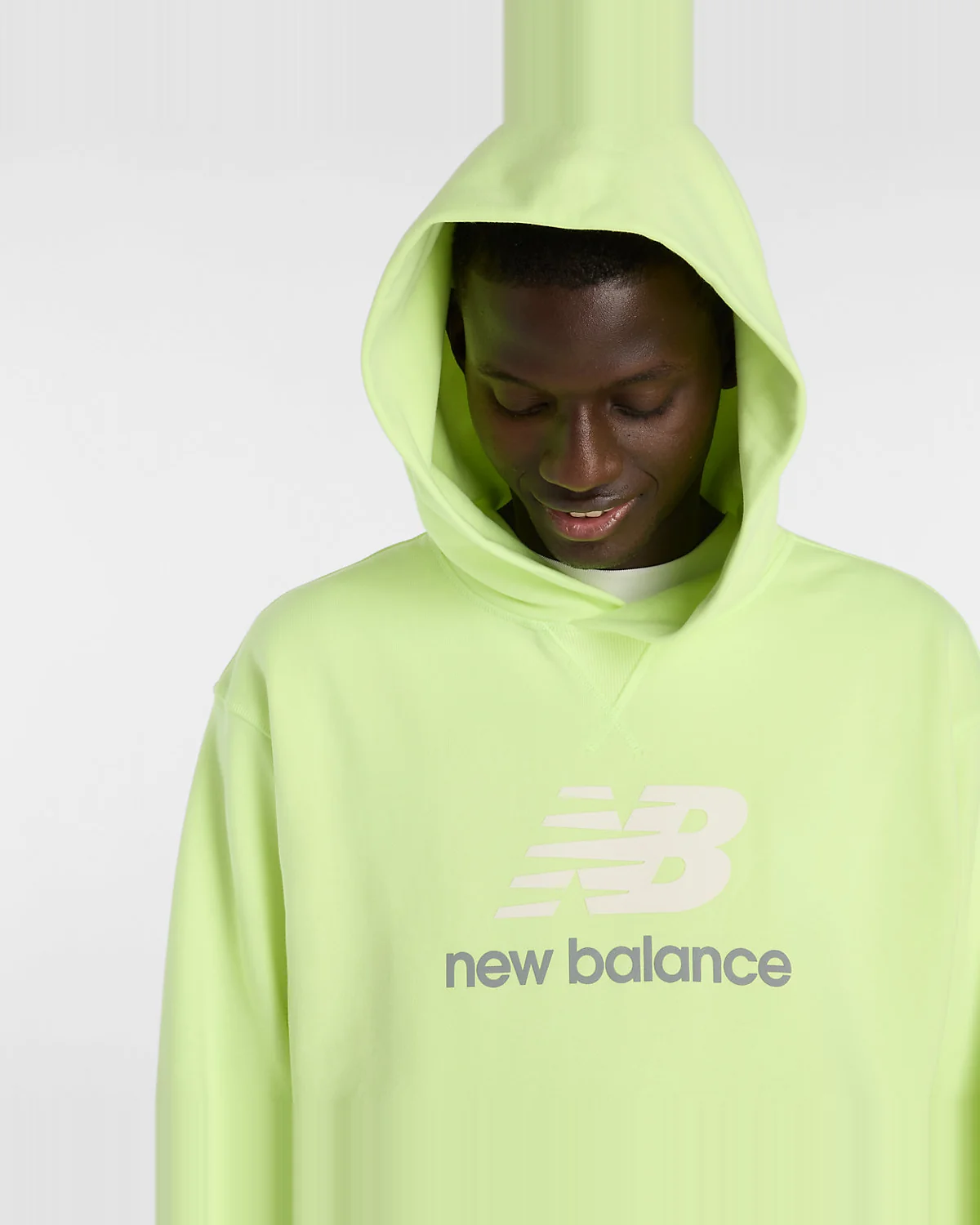 Худи New Balance Athletics French Terry зеленое — 4