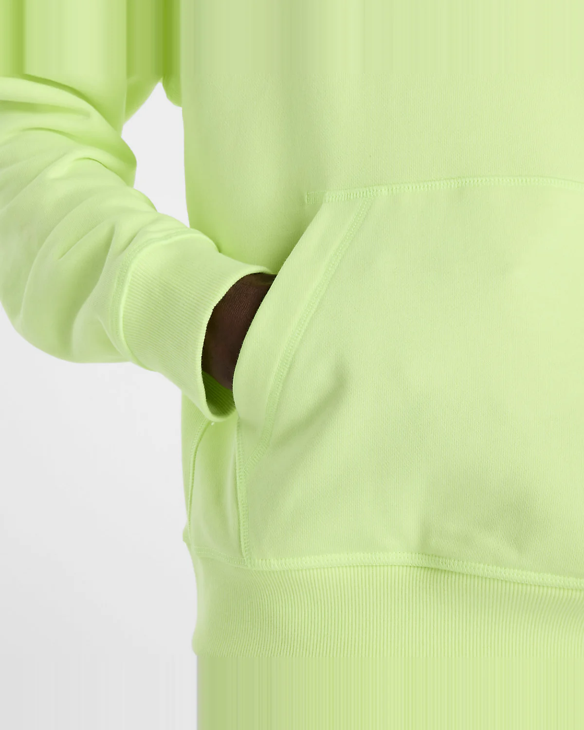 Худи New Balance Athletics French Terry зеленое — 7