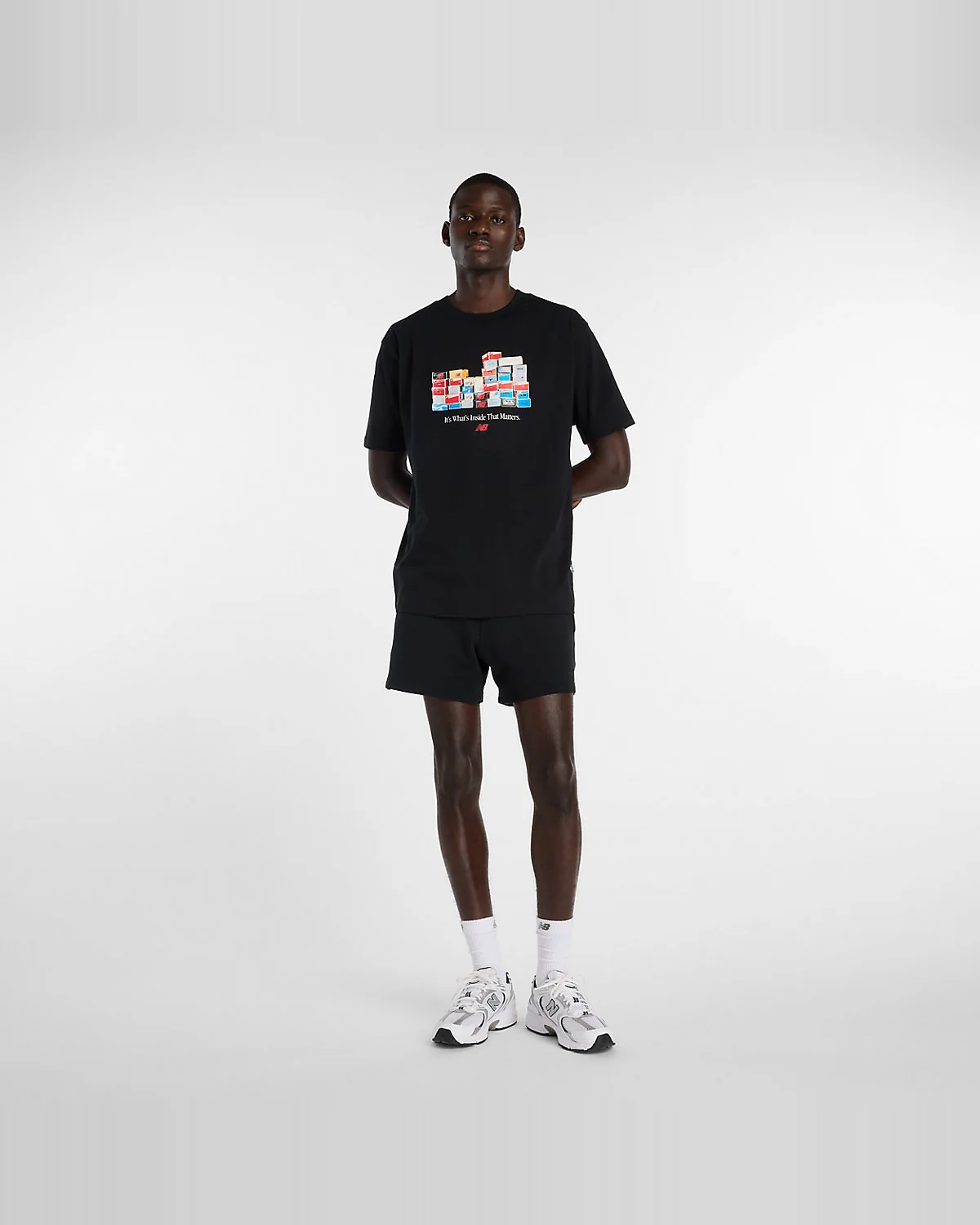 Футболка New Balance Boxes с принтом — 3