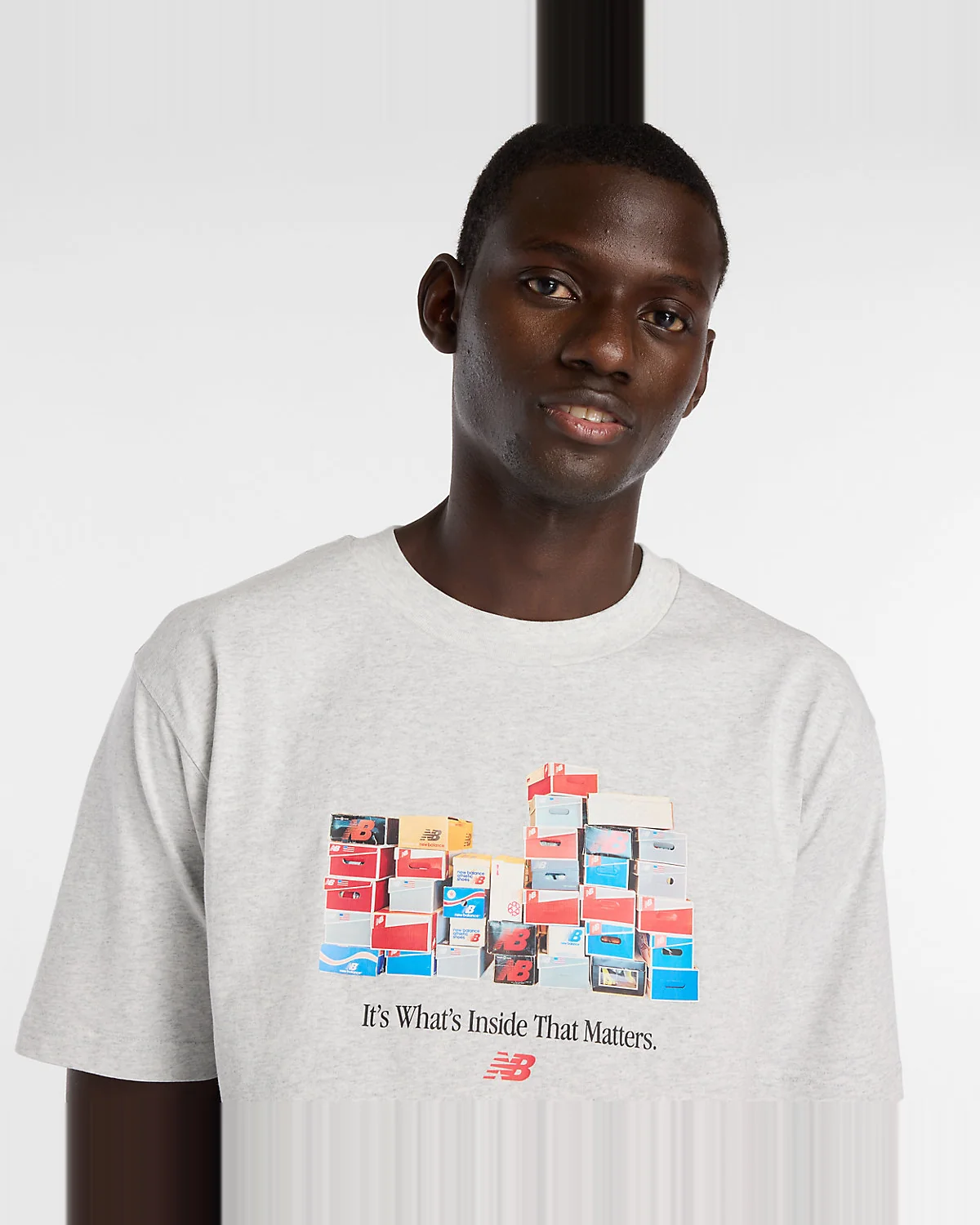 Футболка New Balance Boxes с принтом — 4