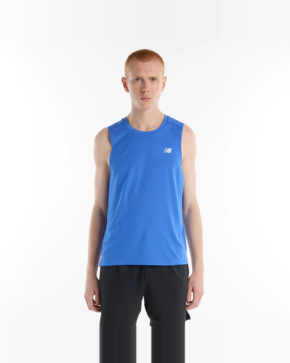 Майка New Balance Sport Tank синяя мужская — 2